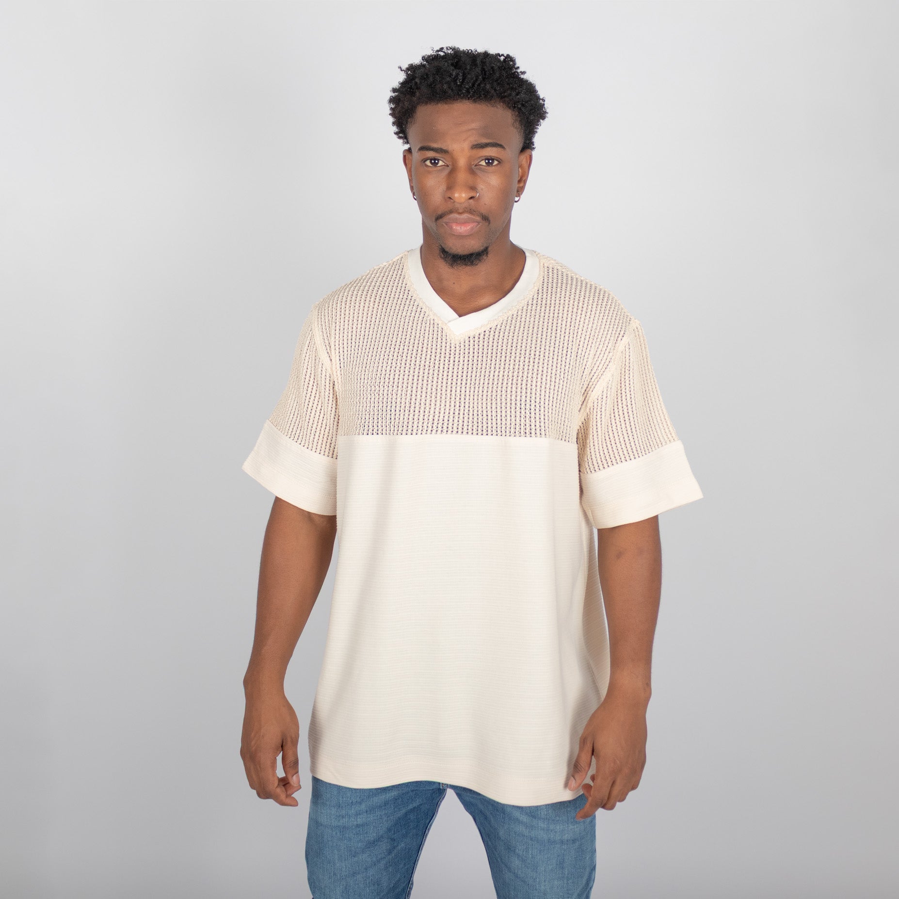 Oversize hombre cortes maya