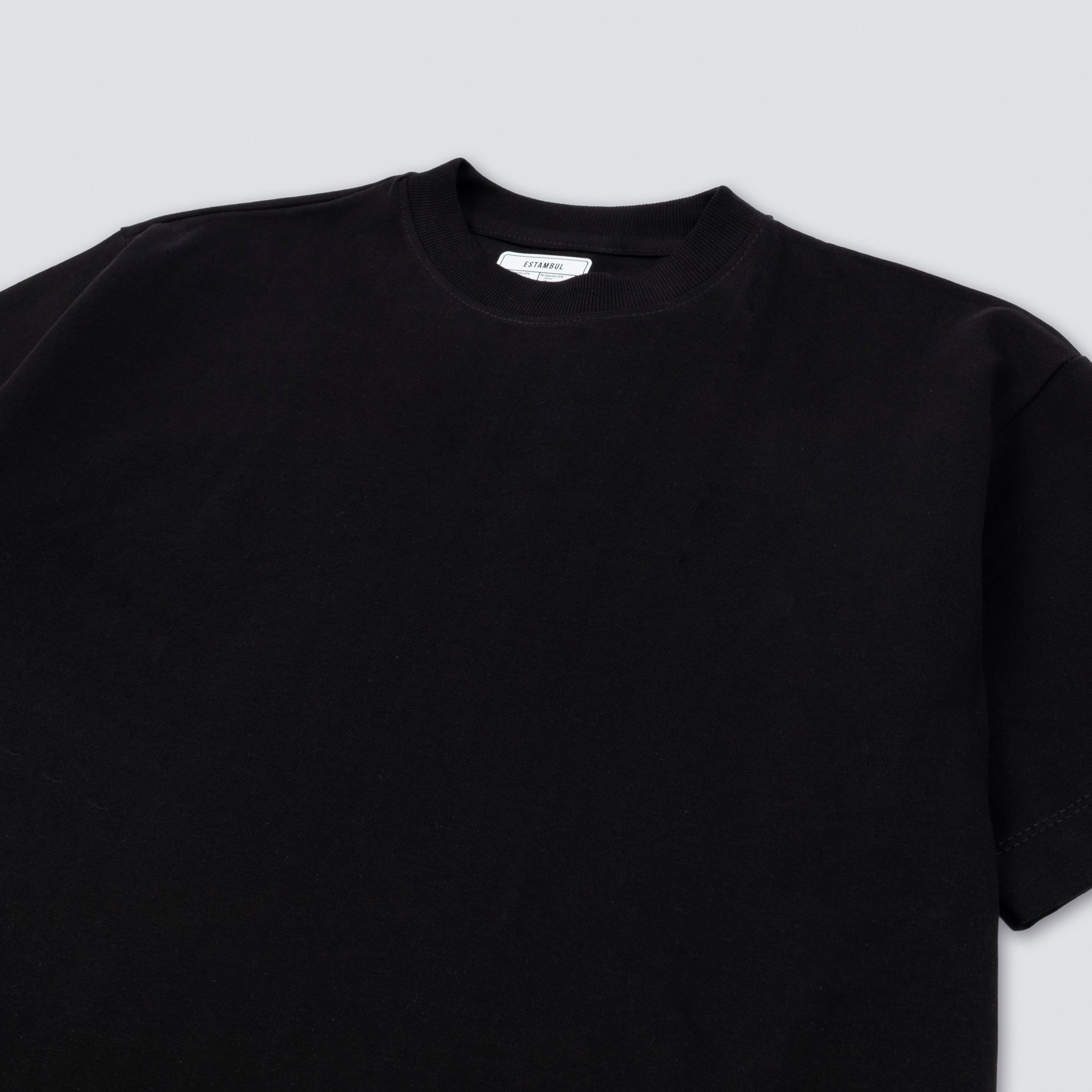 Camiseta hombre  básica negra