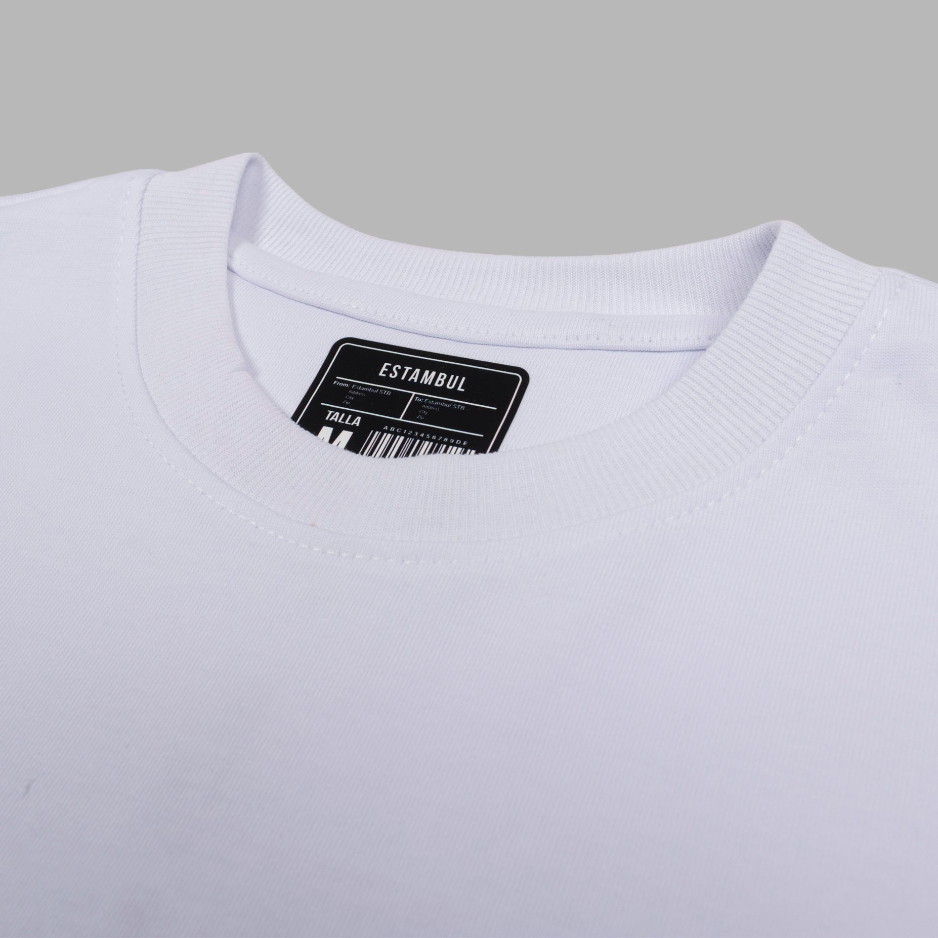 Camiseta hombre básica blanca