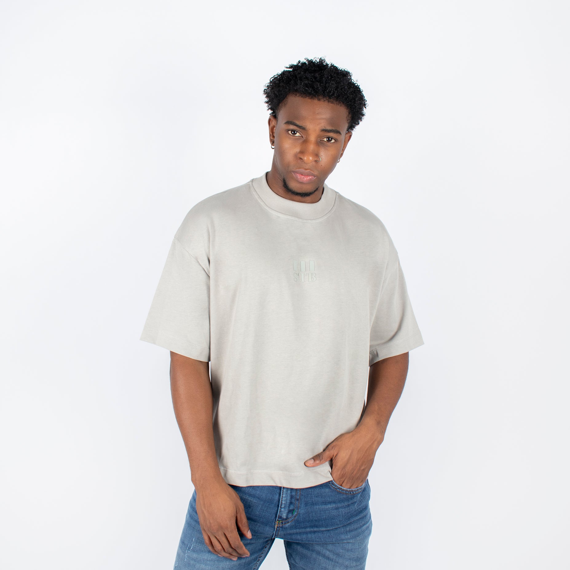 Camiseta hombre Boxi fit verde