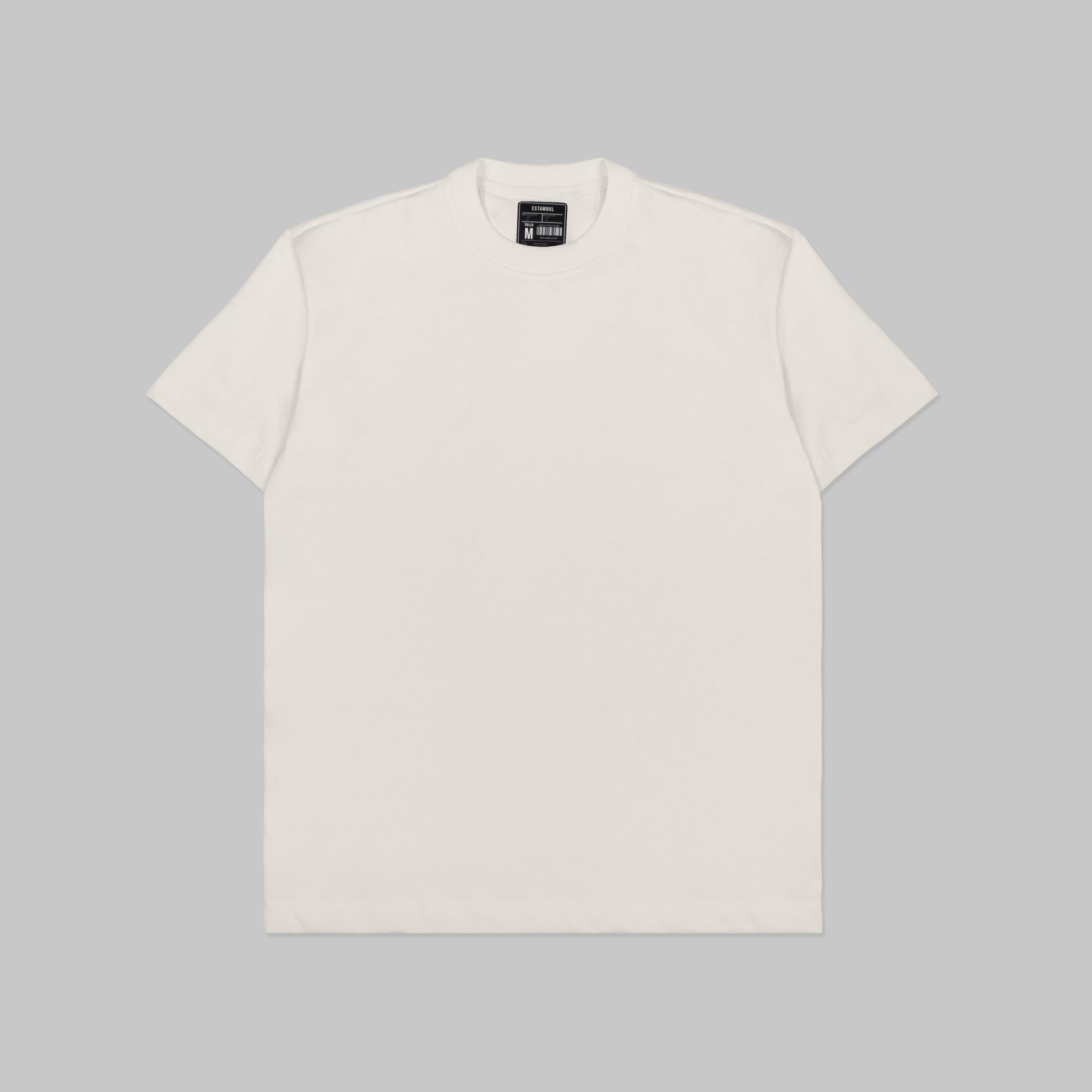 Camiseta hombre basica crudo