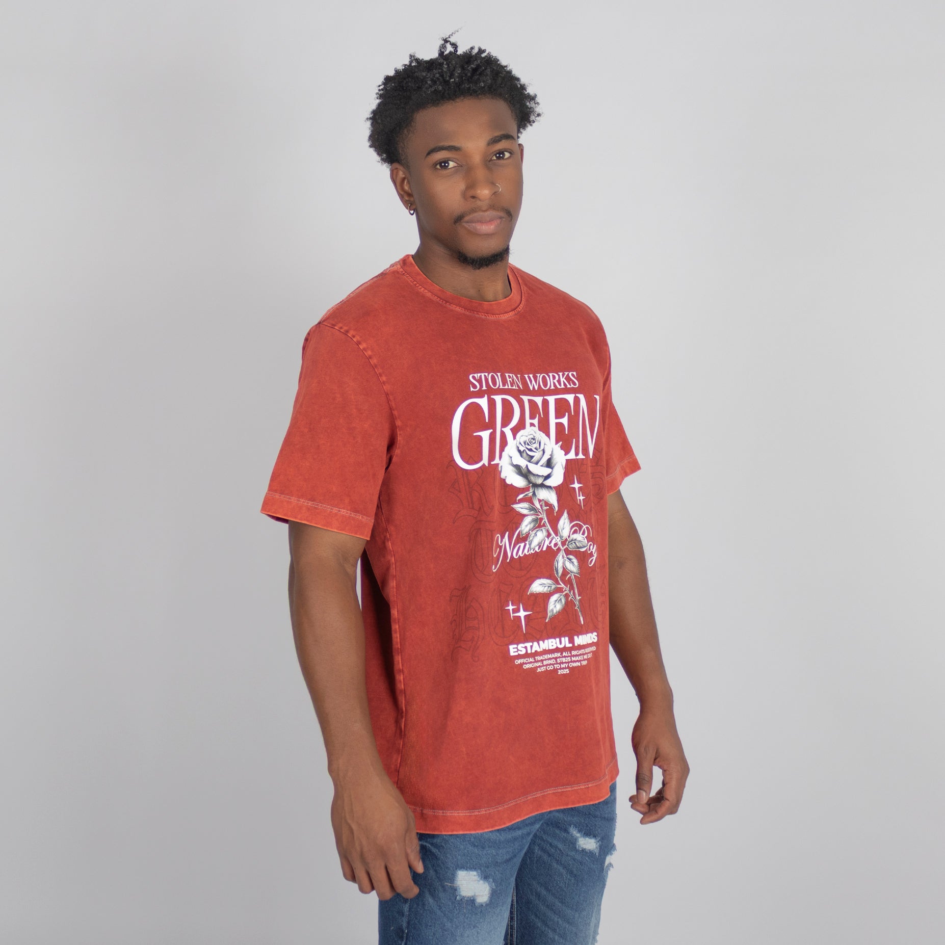 Camiseta hombre R. rosa