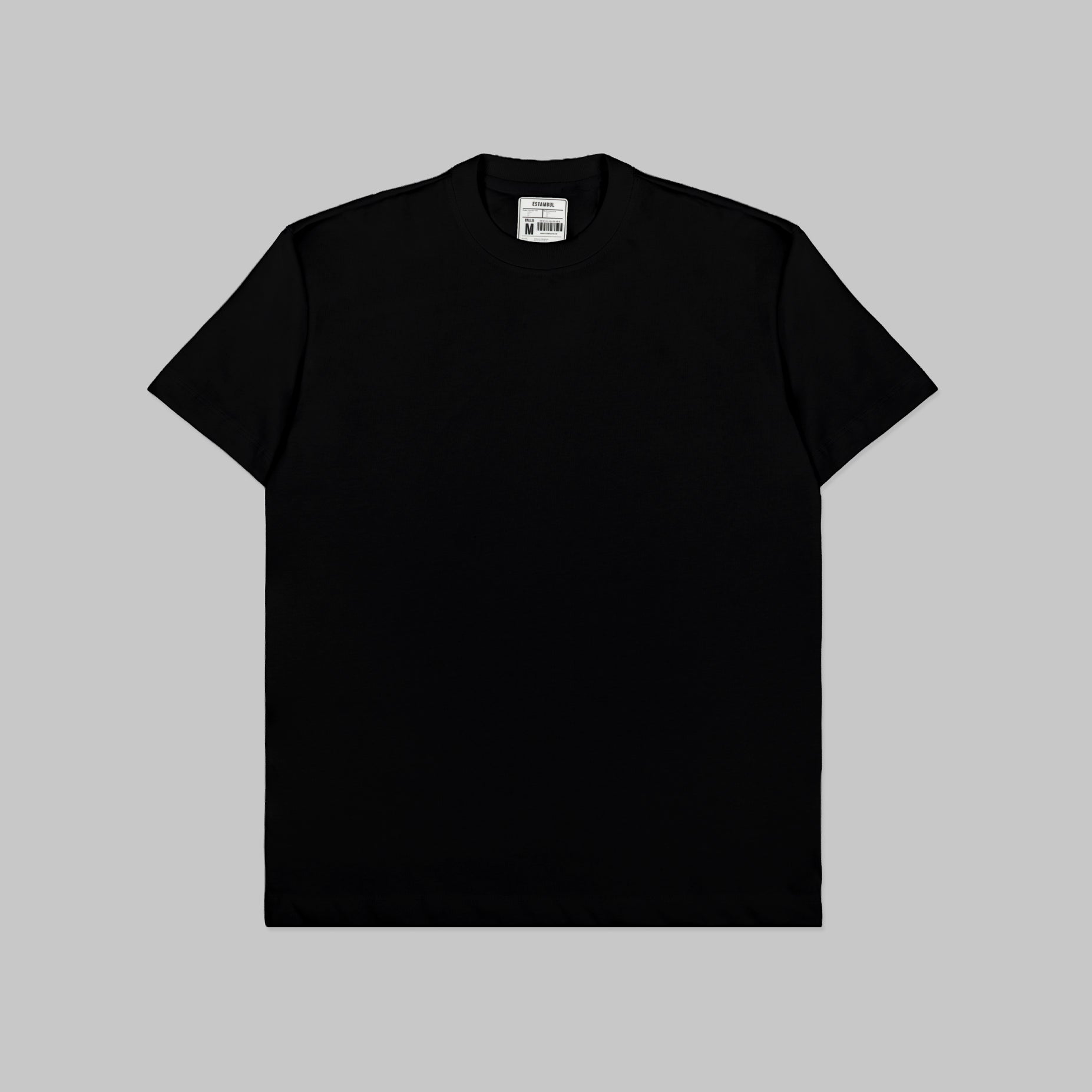 Camiseta hombre básica negro