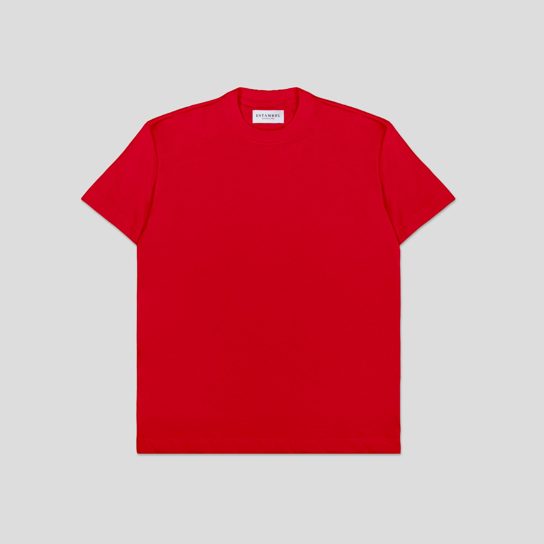Camiseta hombre básica roja
