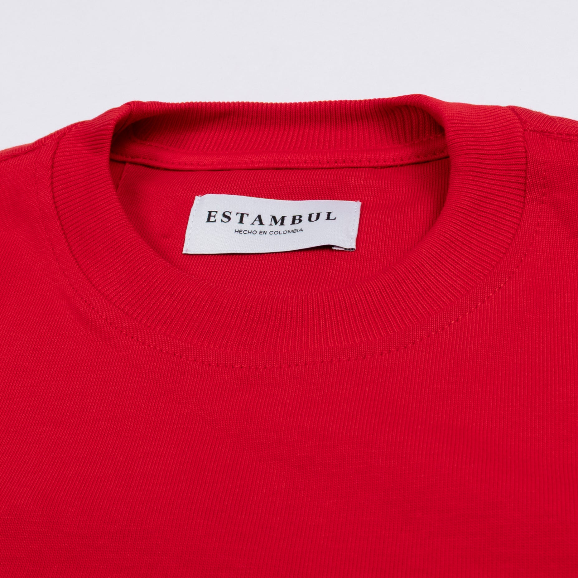 Camiseta hombre básica roja