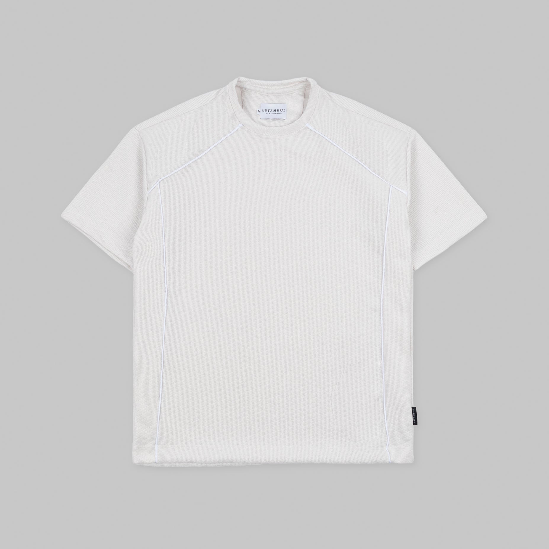 Camiseta Hombre textura blanca