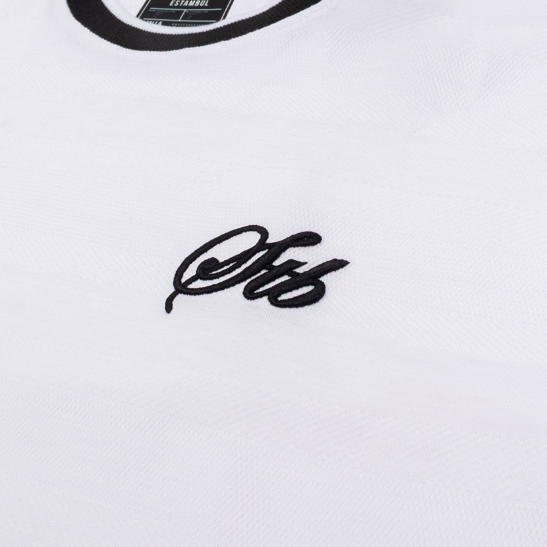 Camiseta hombre textura STB blanca