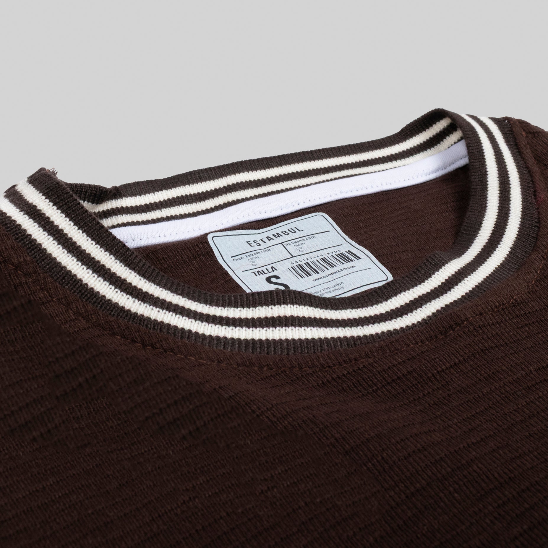 Camiseta hombre tejida