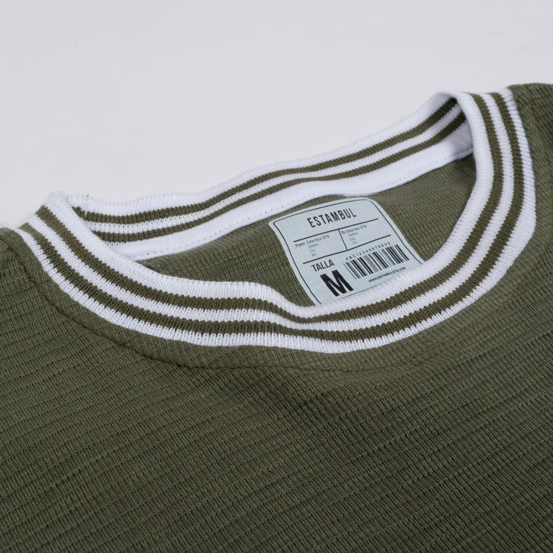 Camiseta hombre tejida