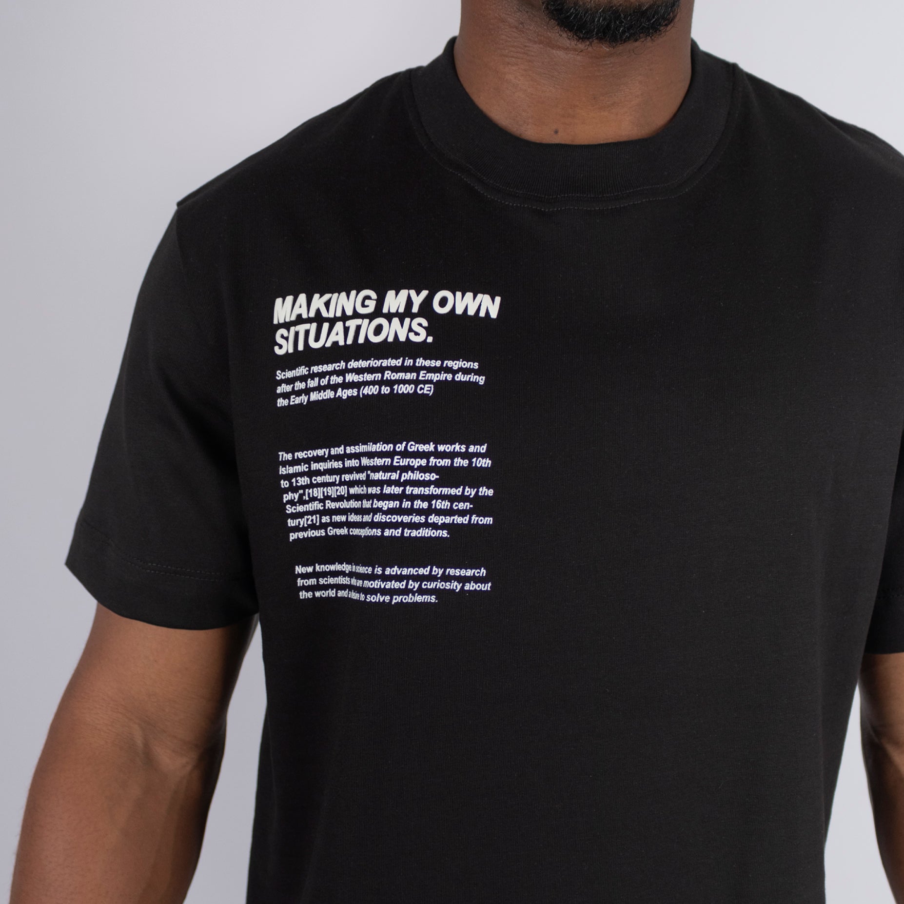 Camiseta hombre regular making