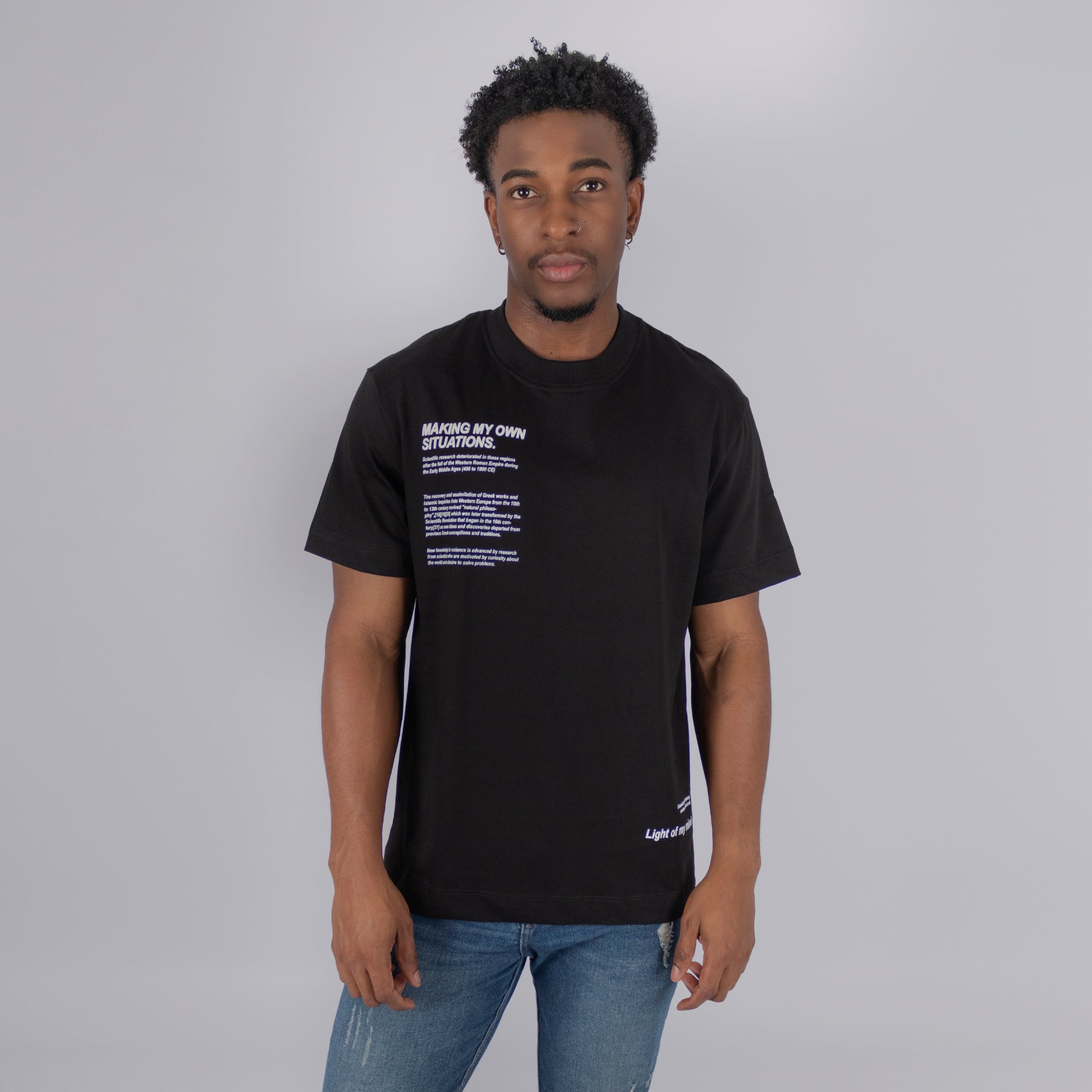 Camiseta hombre regular making