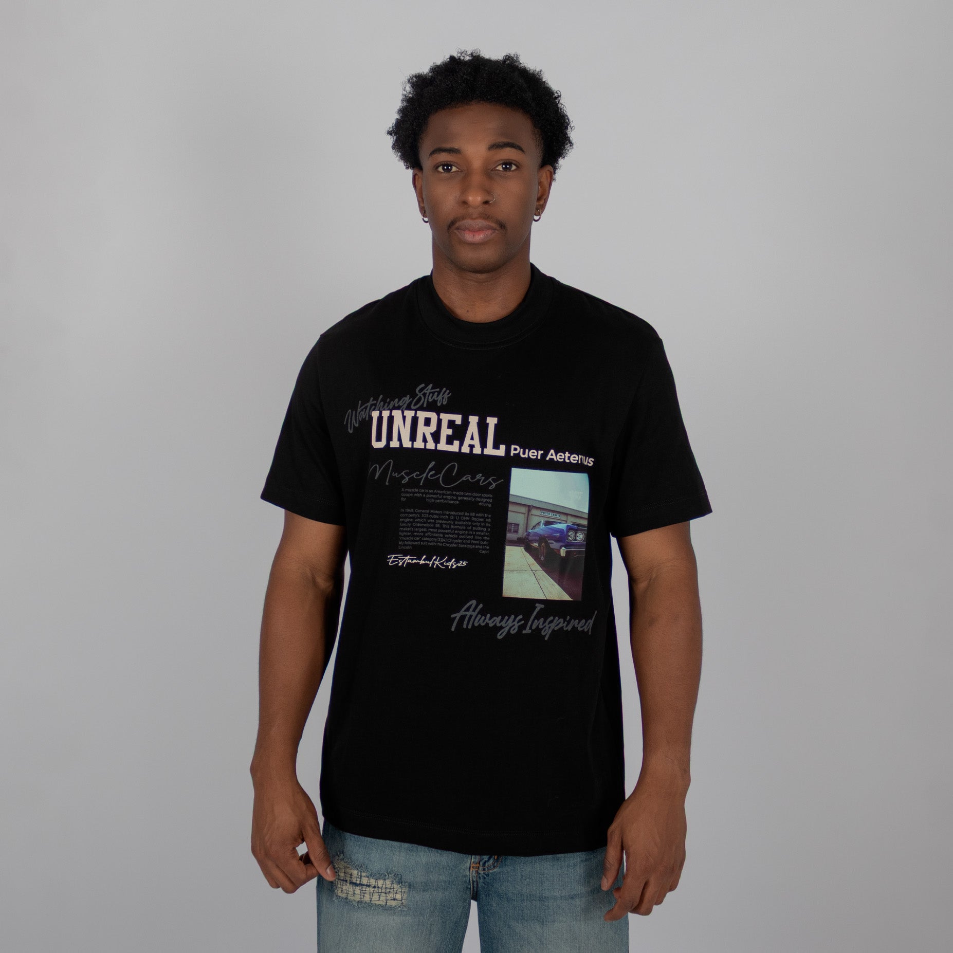 Camiseta regular hombre unreal carro