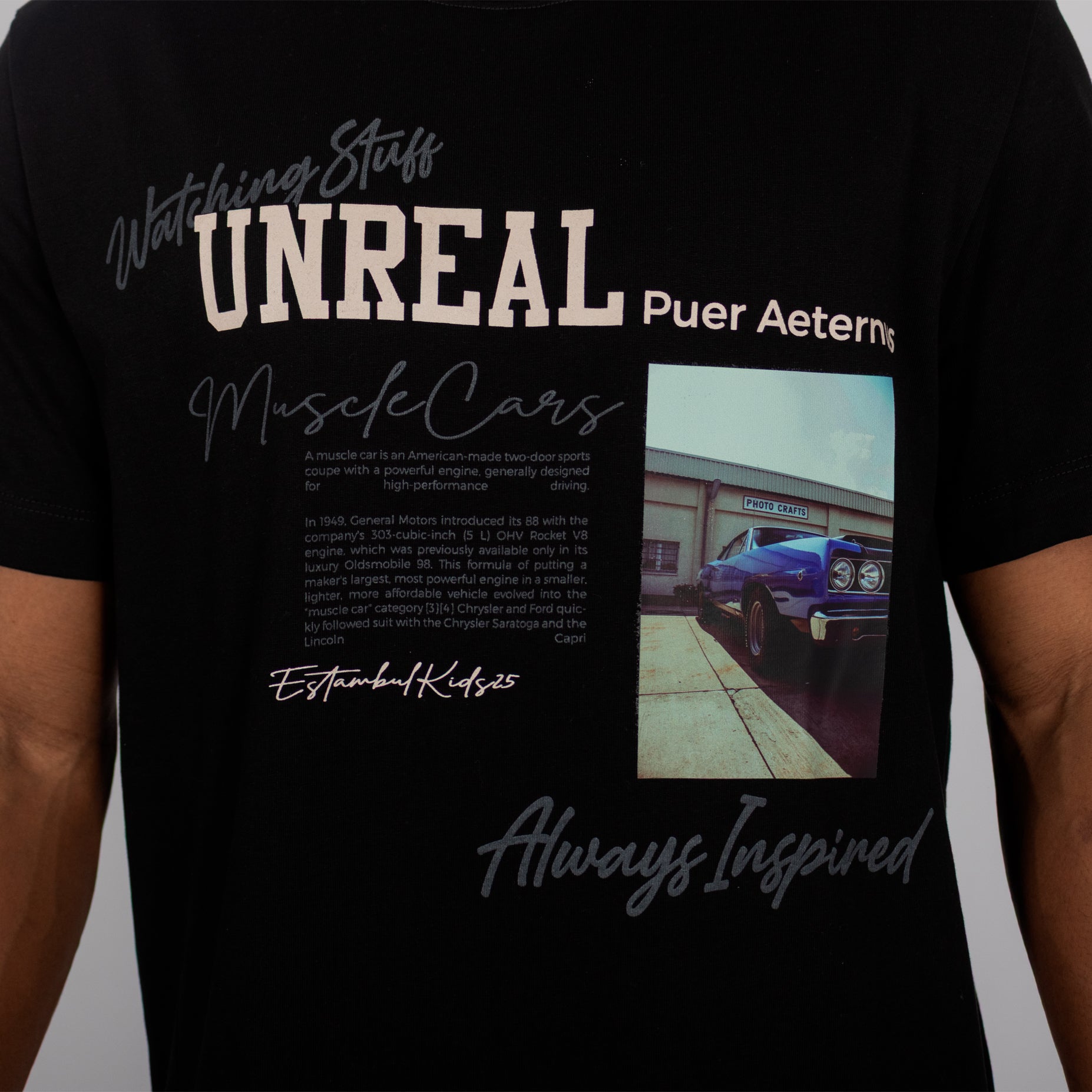 Camiseta regular hombre unreal carro