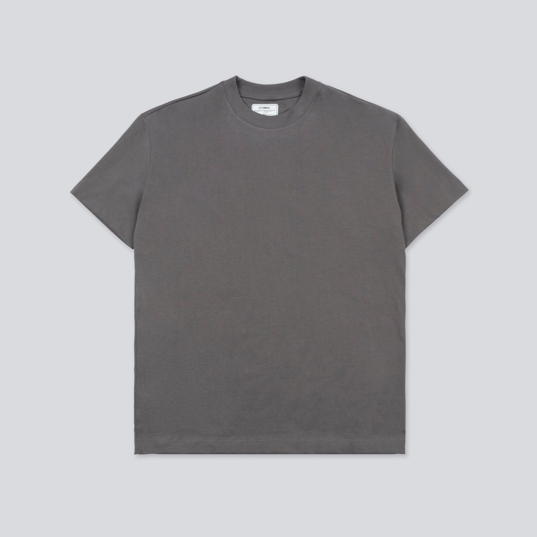 Camiseta hombre básica gris