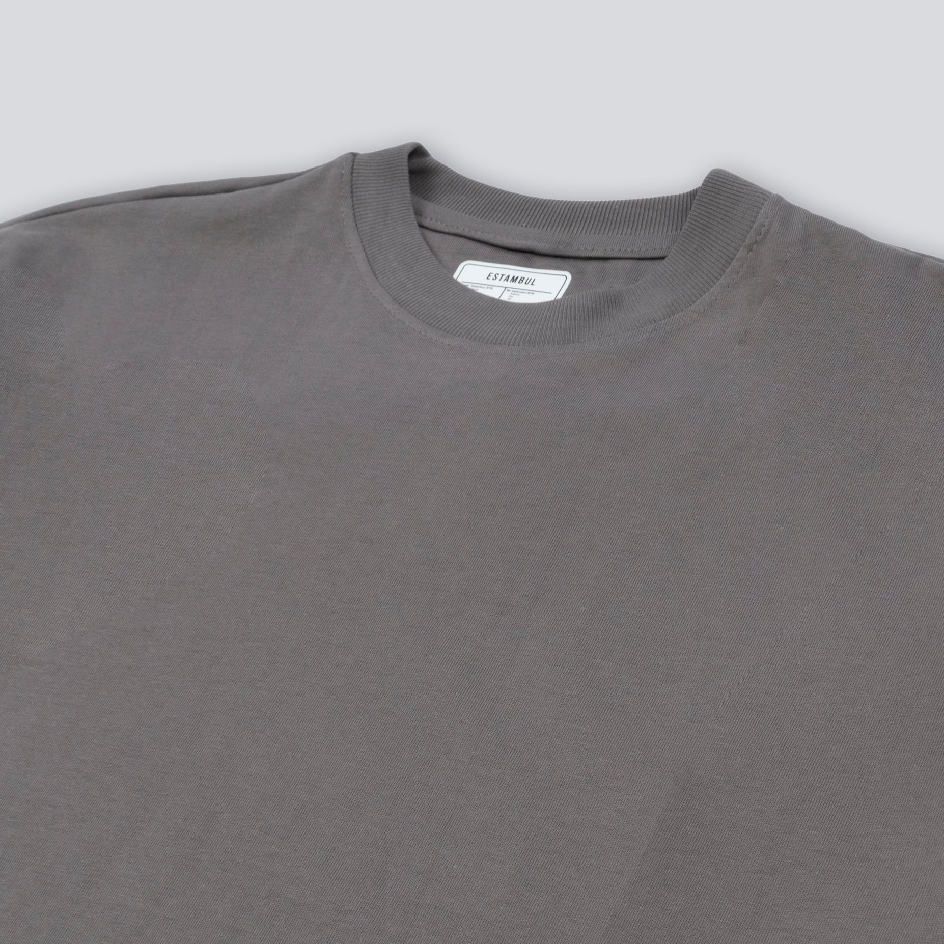 Camiseta hombre básica gris