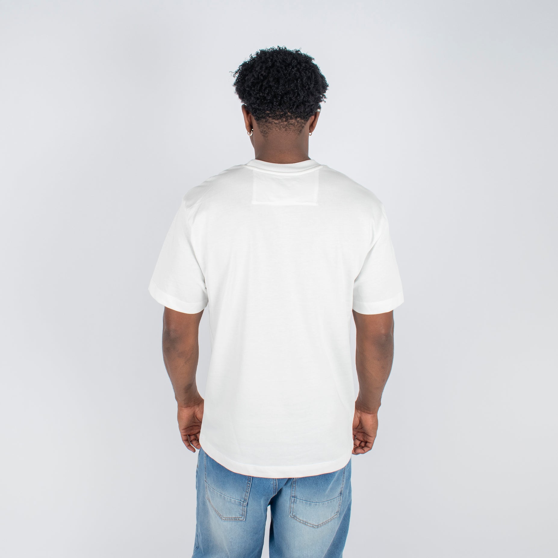 Camiseta hombre basica crudo