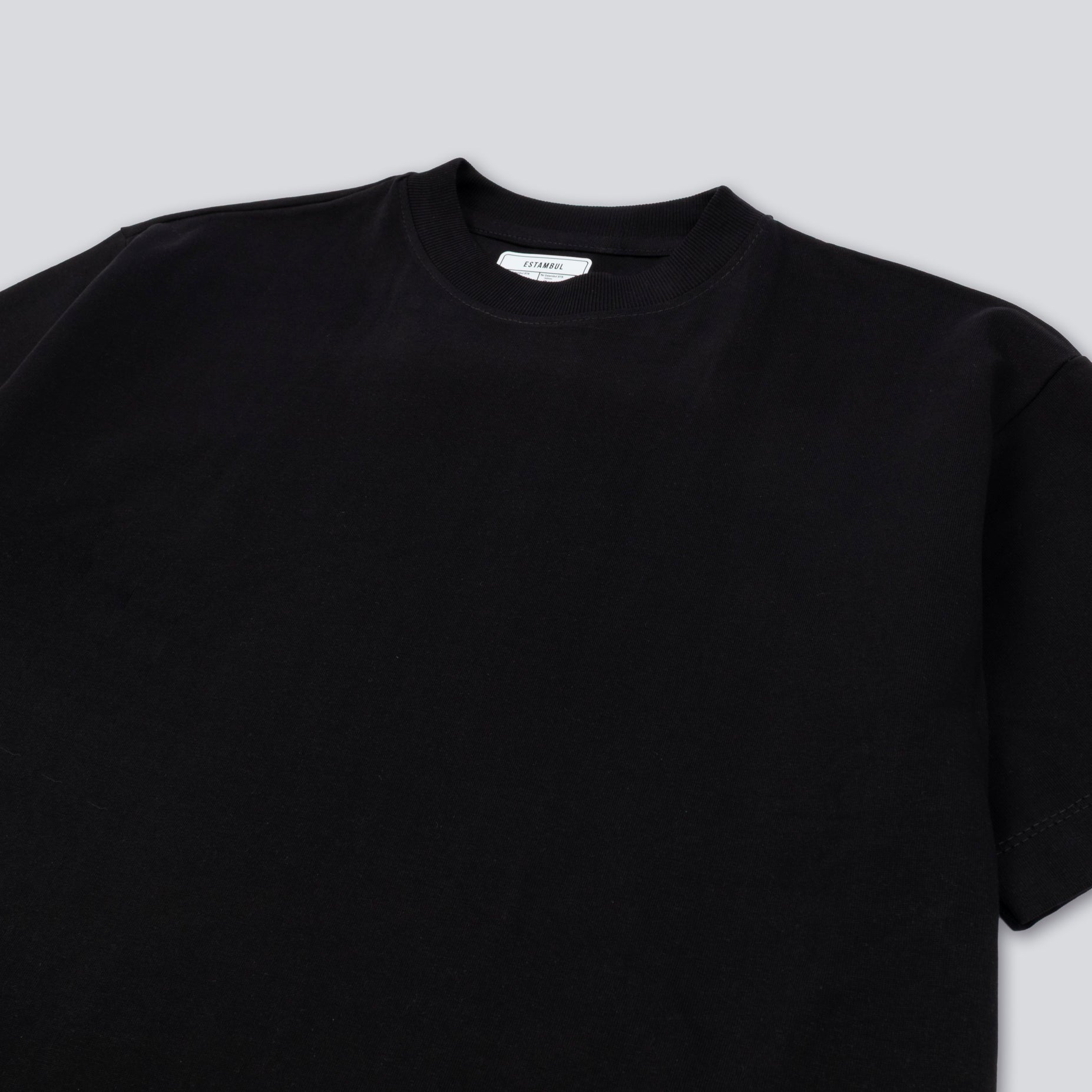 Camiseta hombre básica negra