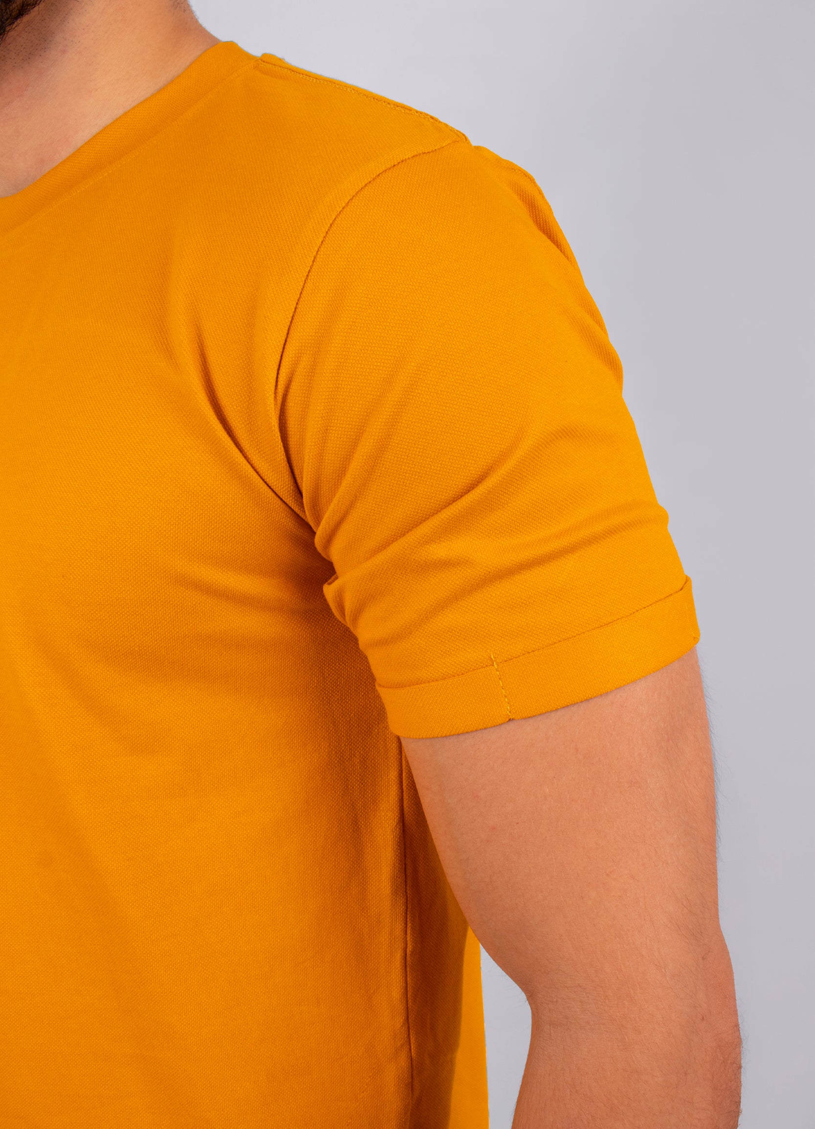 Camiseta hombre básica piqué