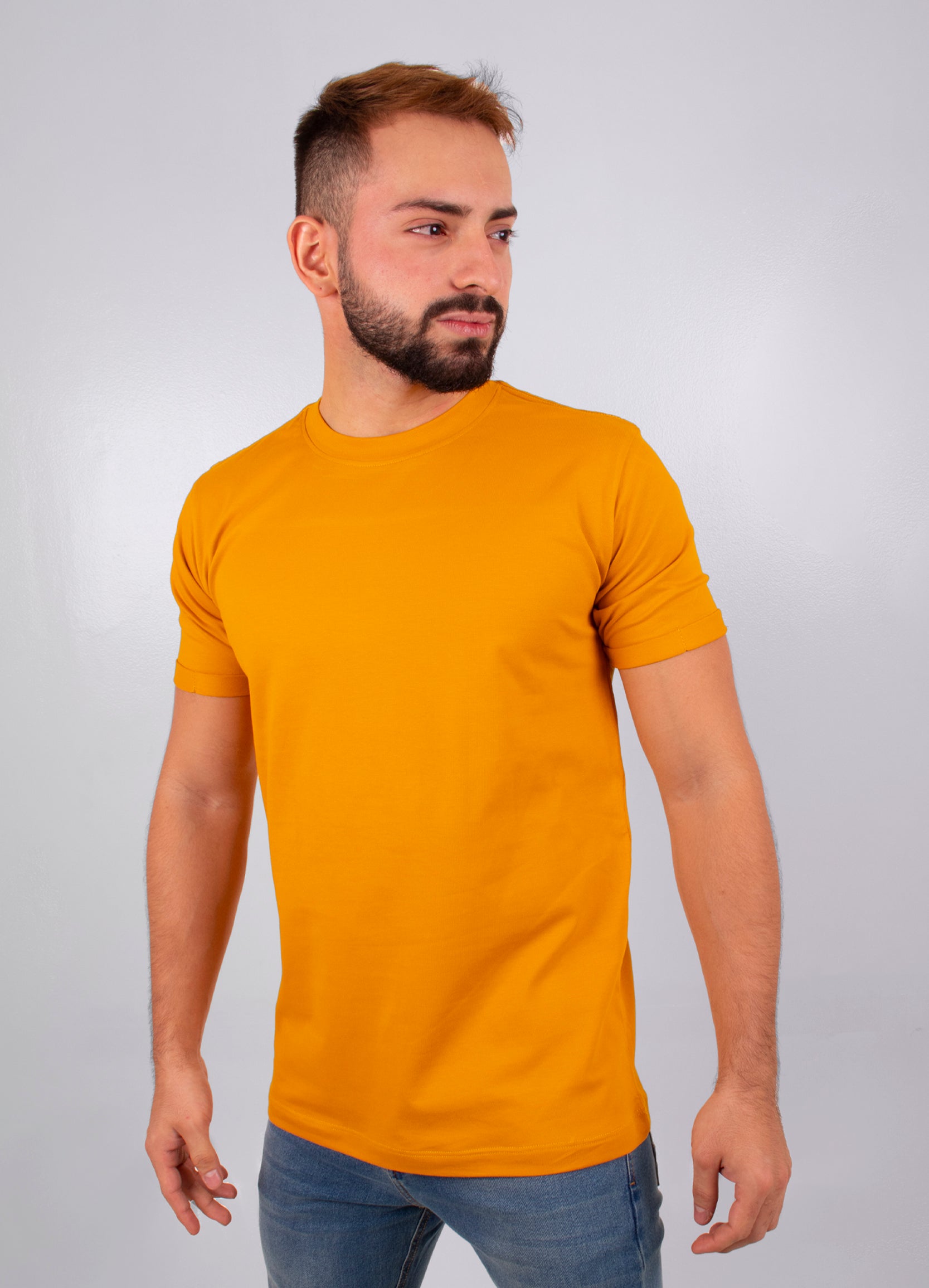 Camiseta hombre básica piqué