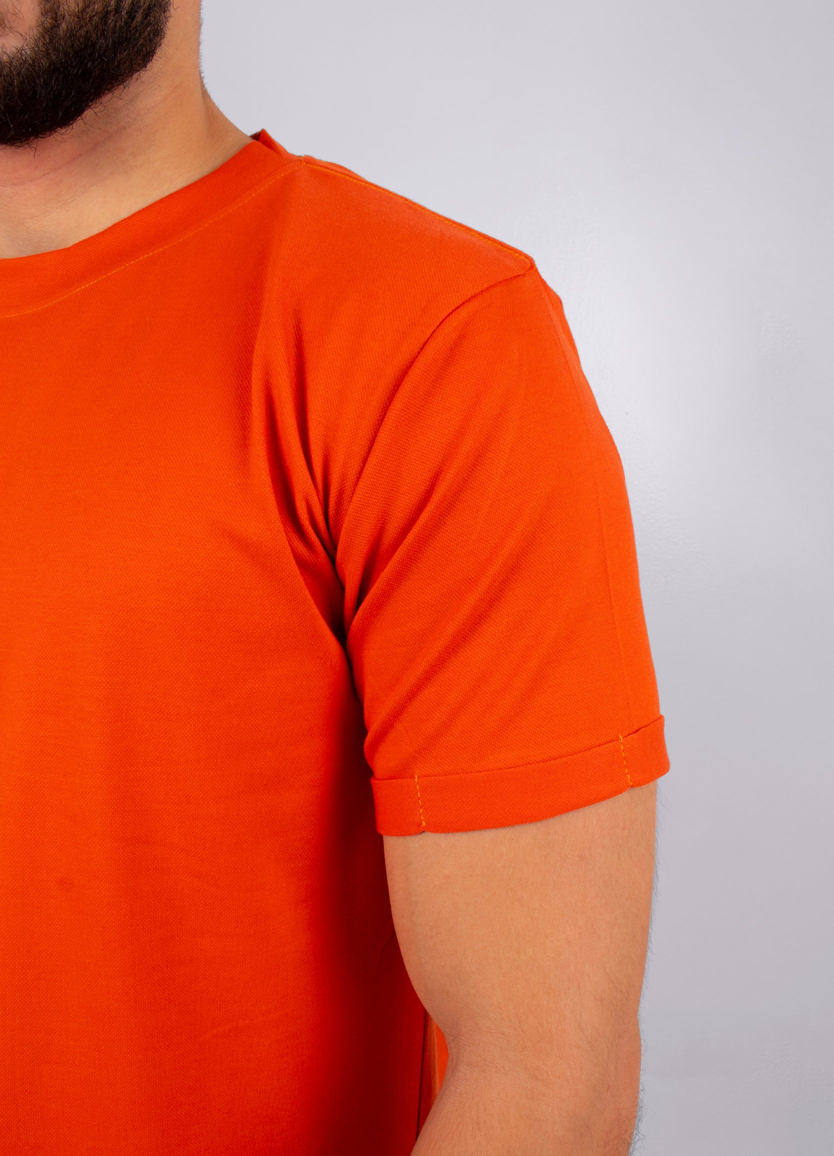 Camiseta hombre básica piqué