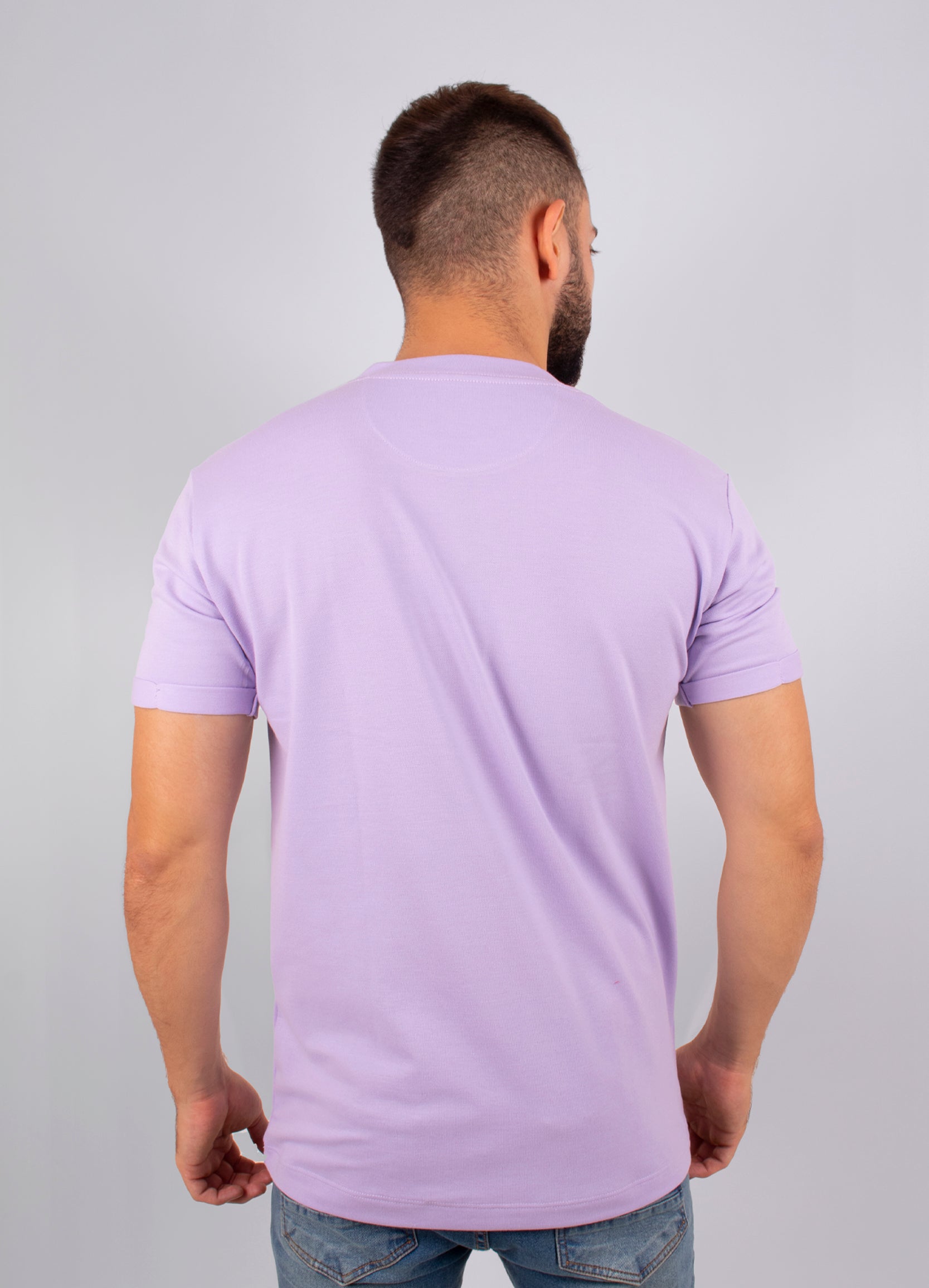 Camiseta hombre básica piqué