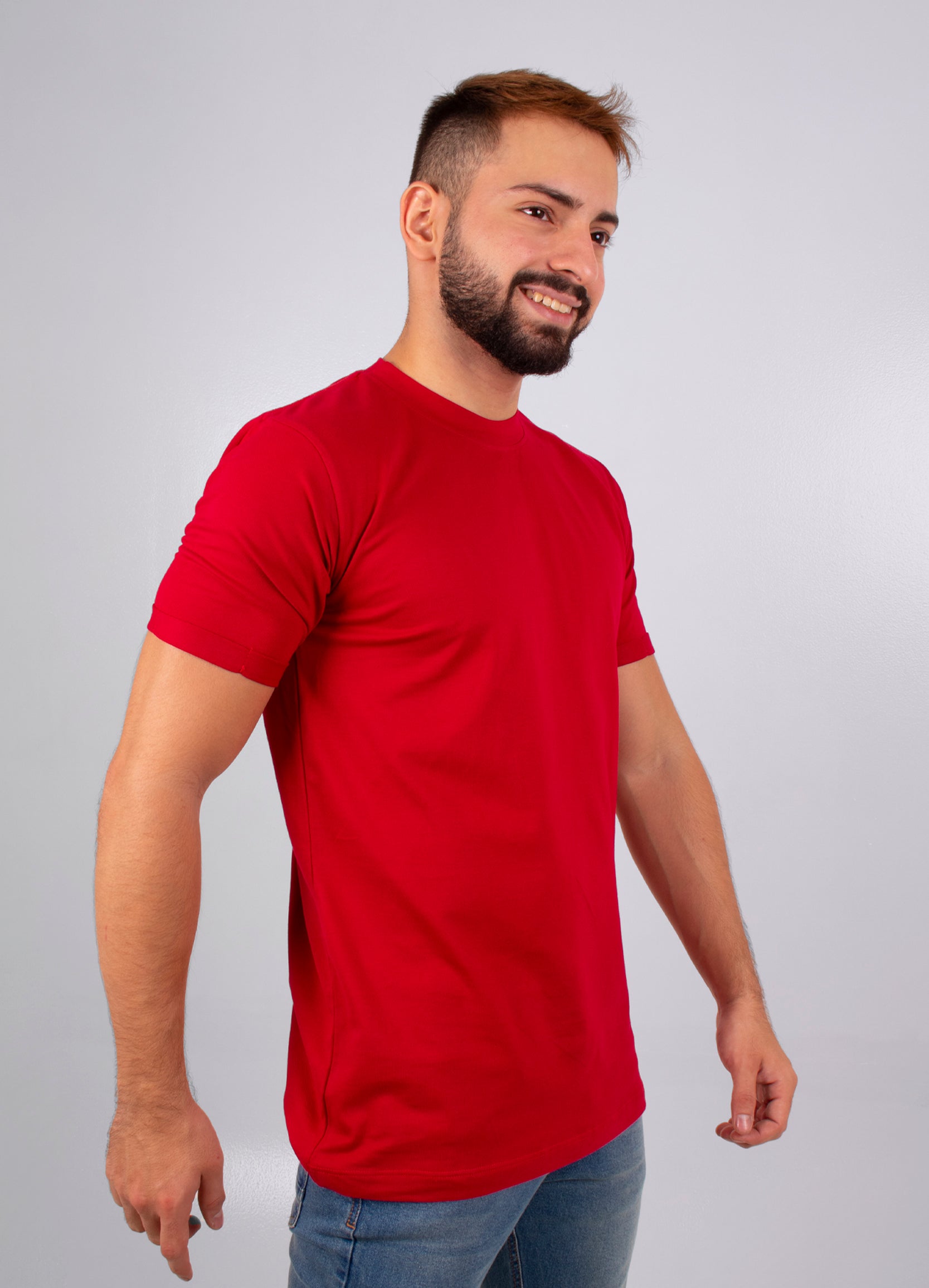 Camiseta hombre básica piqué