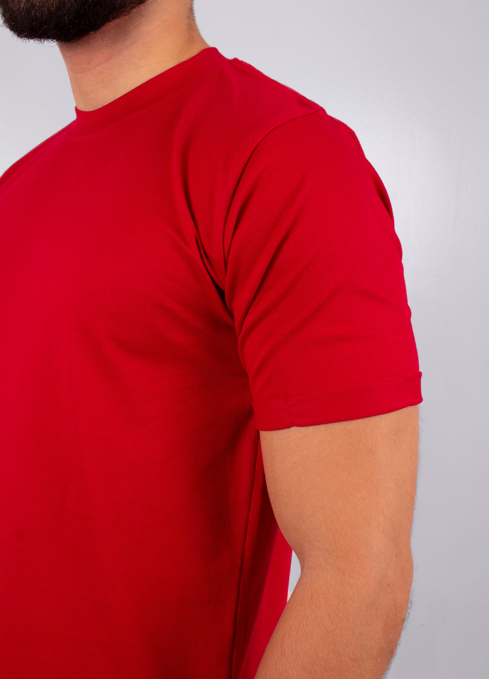 Camiseta hombre básica piqué