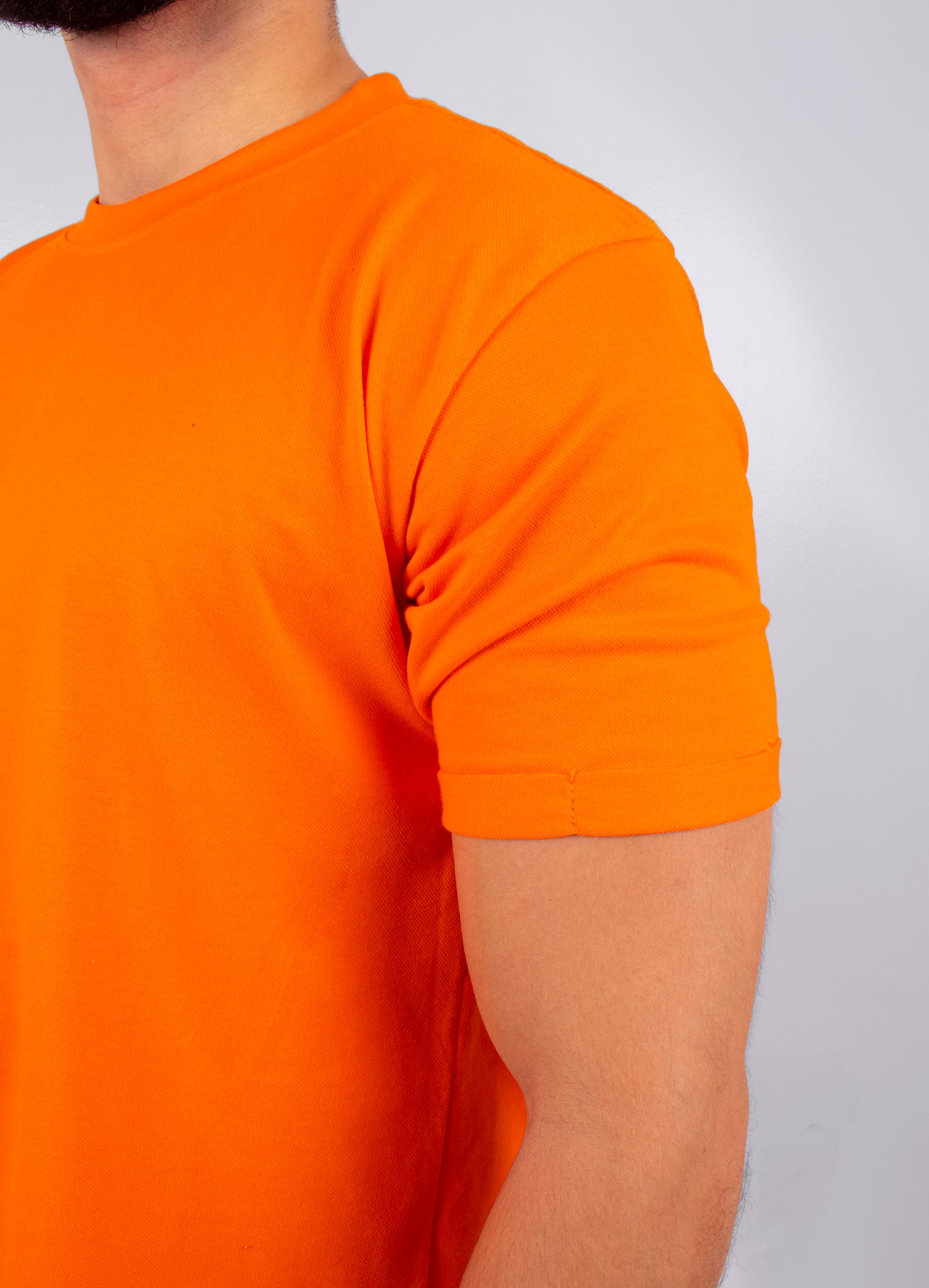 Camiseta hombre básica piqué