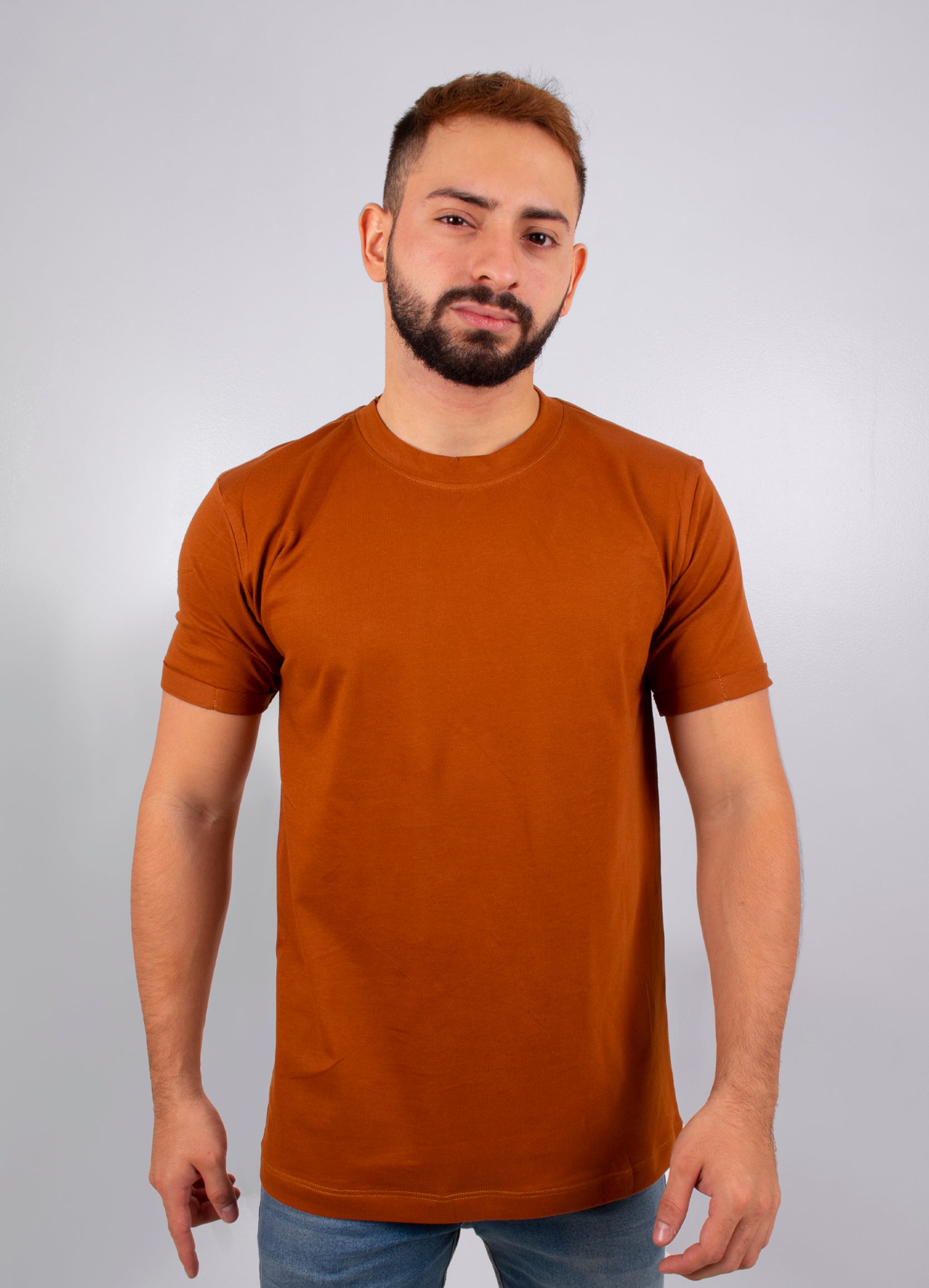 Camiseta hombre básica piqué