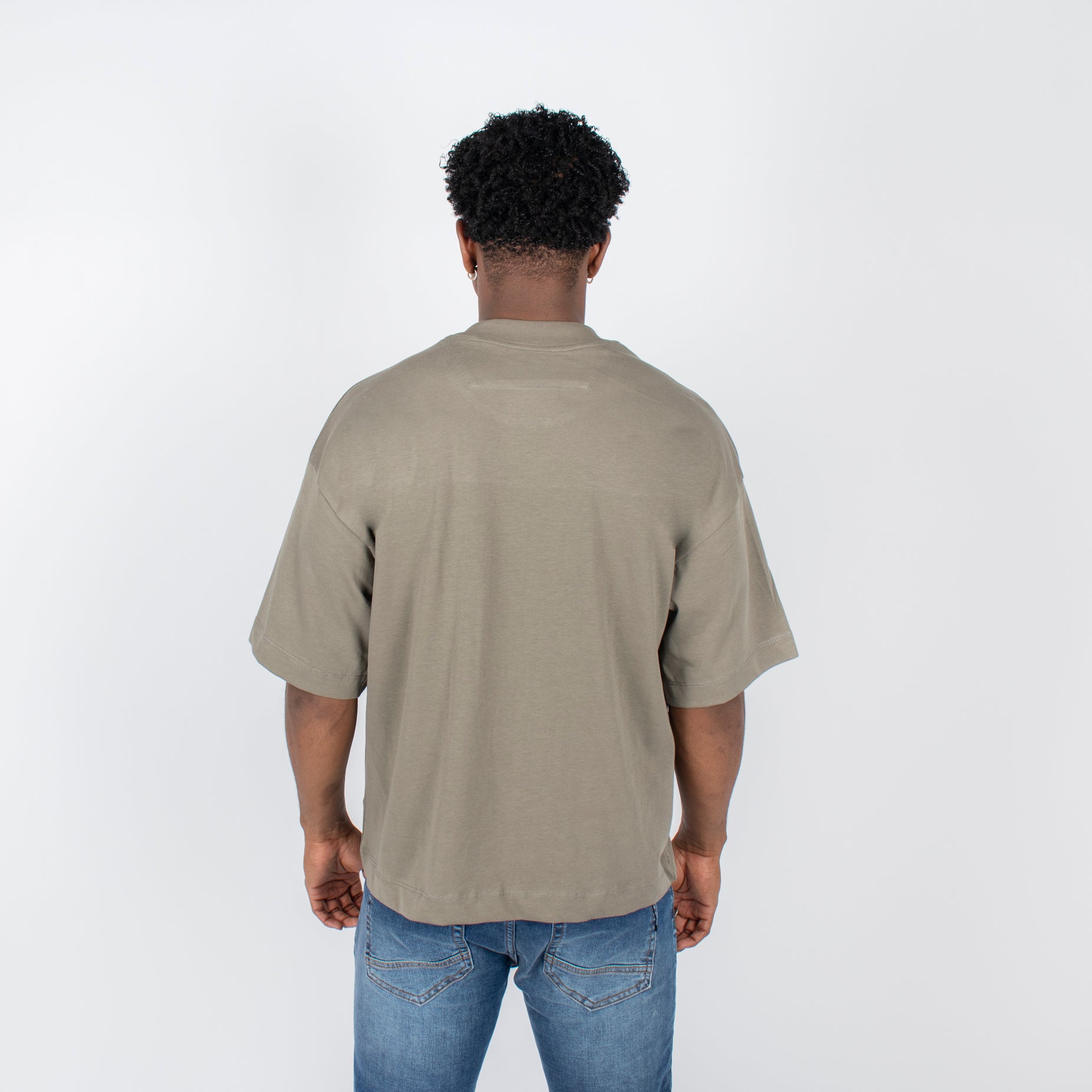 Camiseta hombre Boxi fit gris