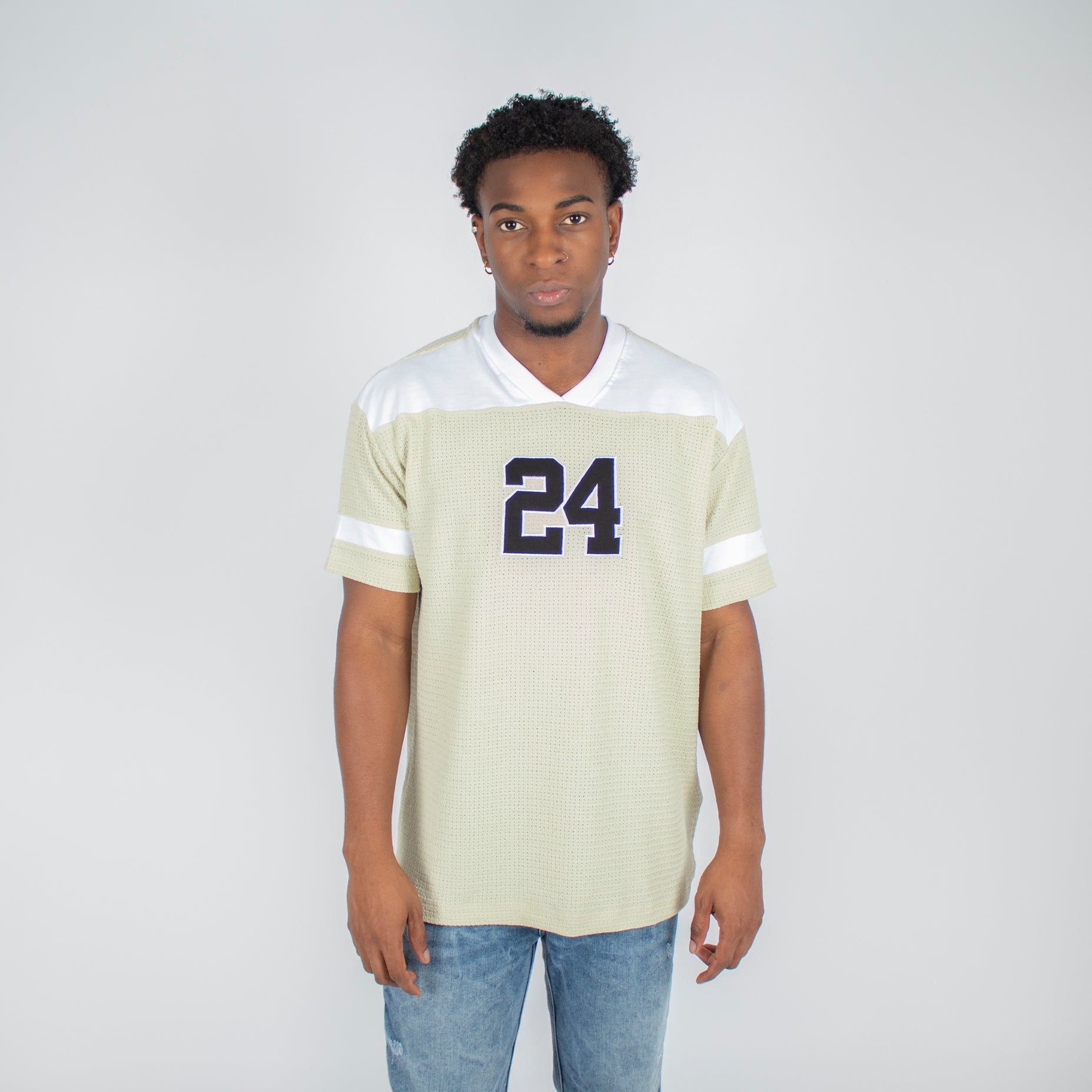 Camiseta hombre cortes textura