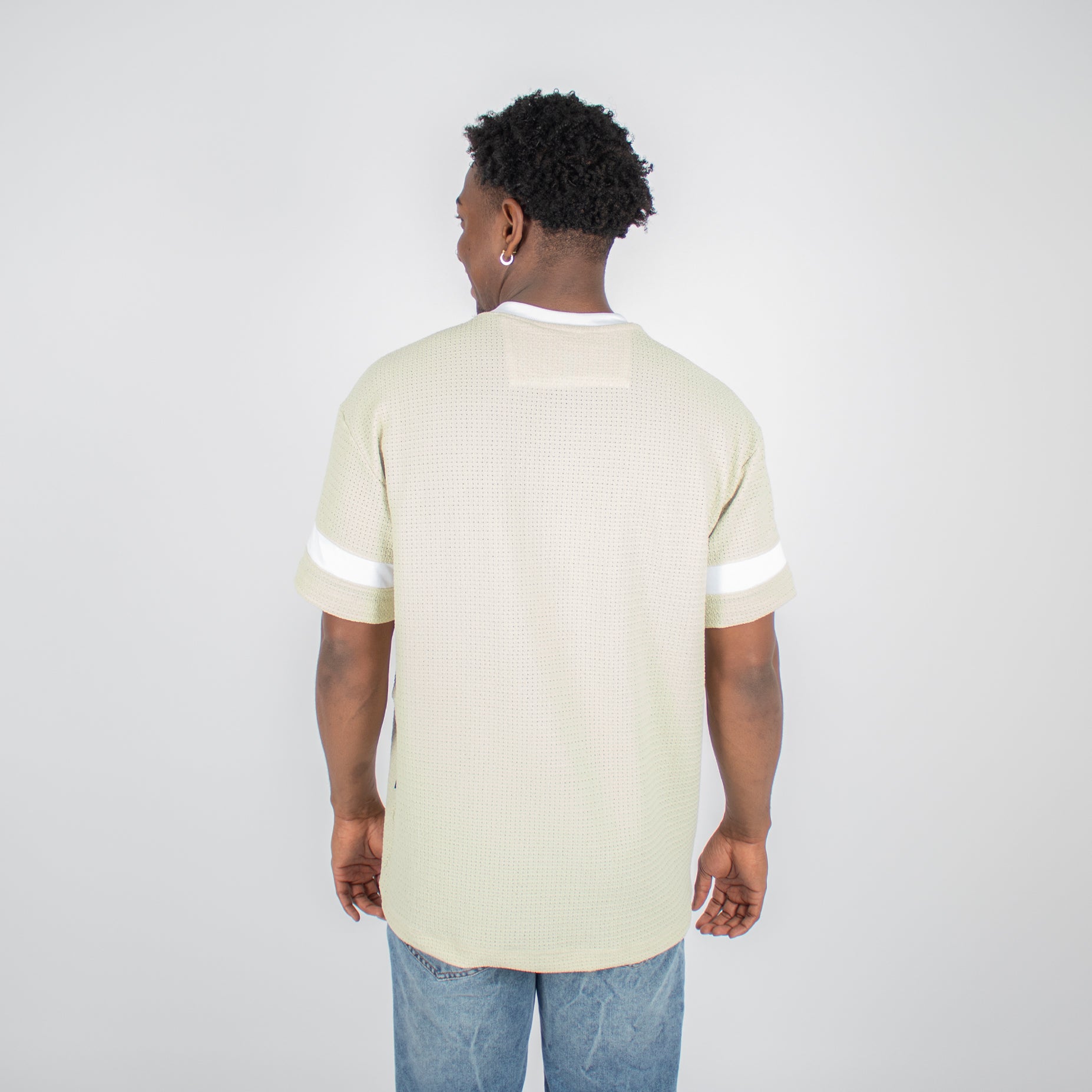 Camiseta hombre cortes textura