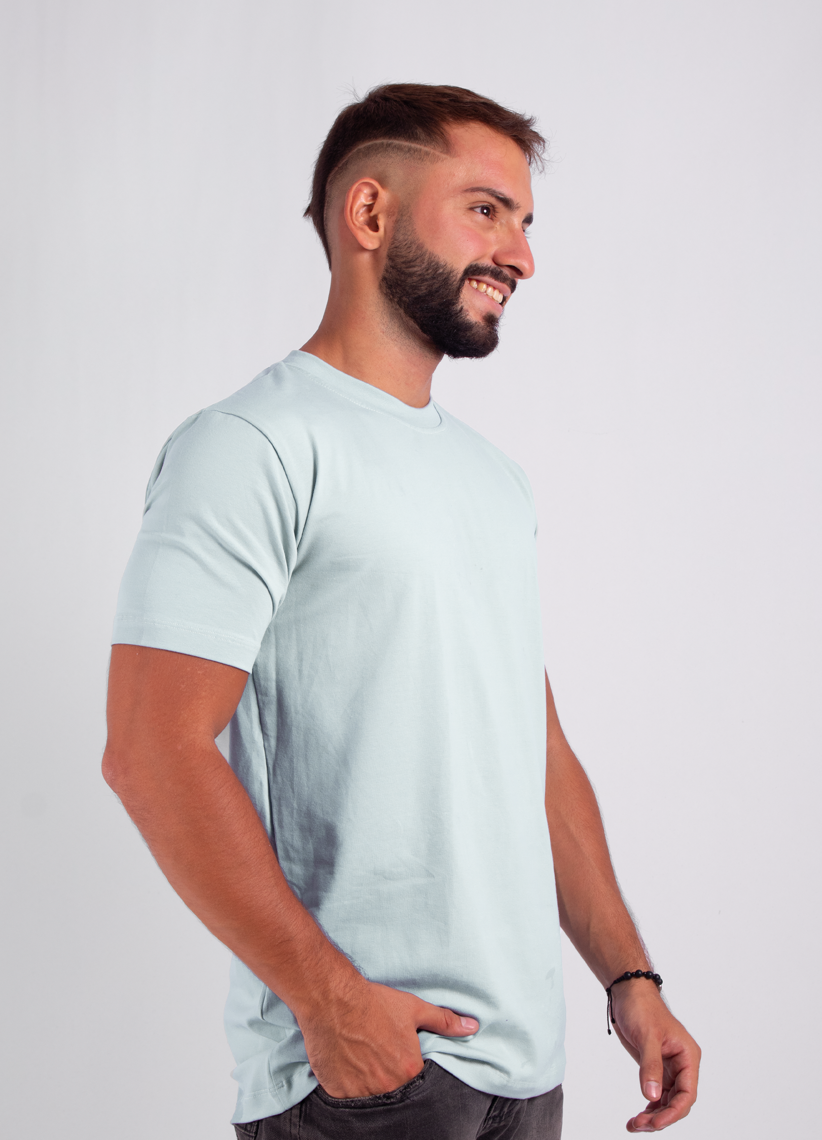 Camiseta hombre Básica Azul