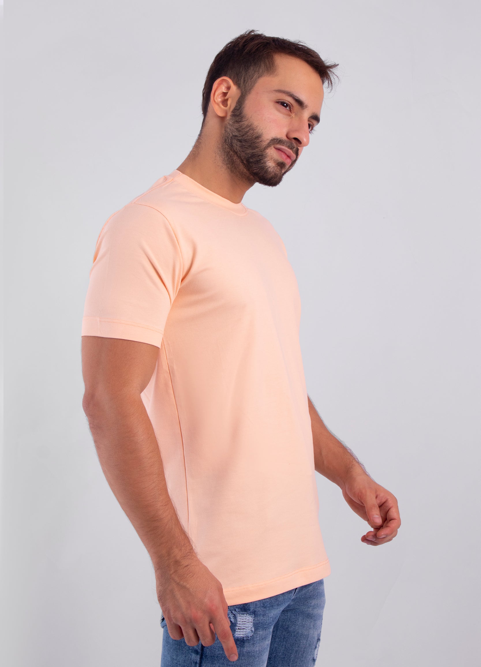 Camiseta hombre tela pique