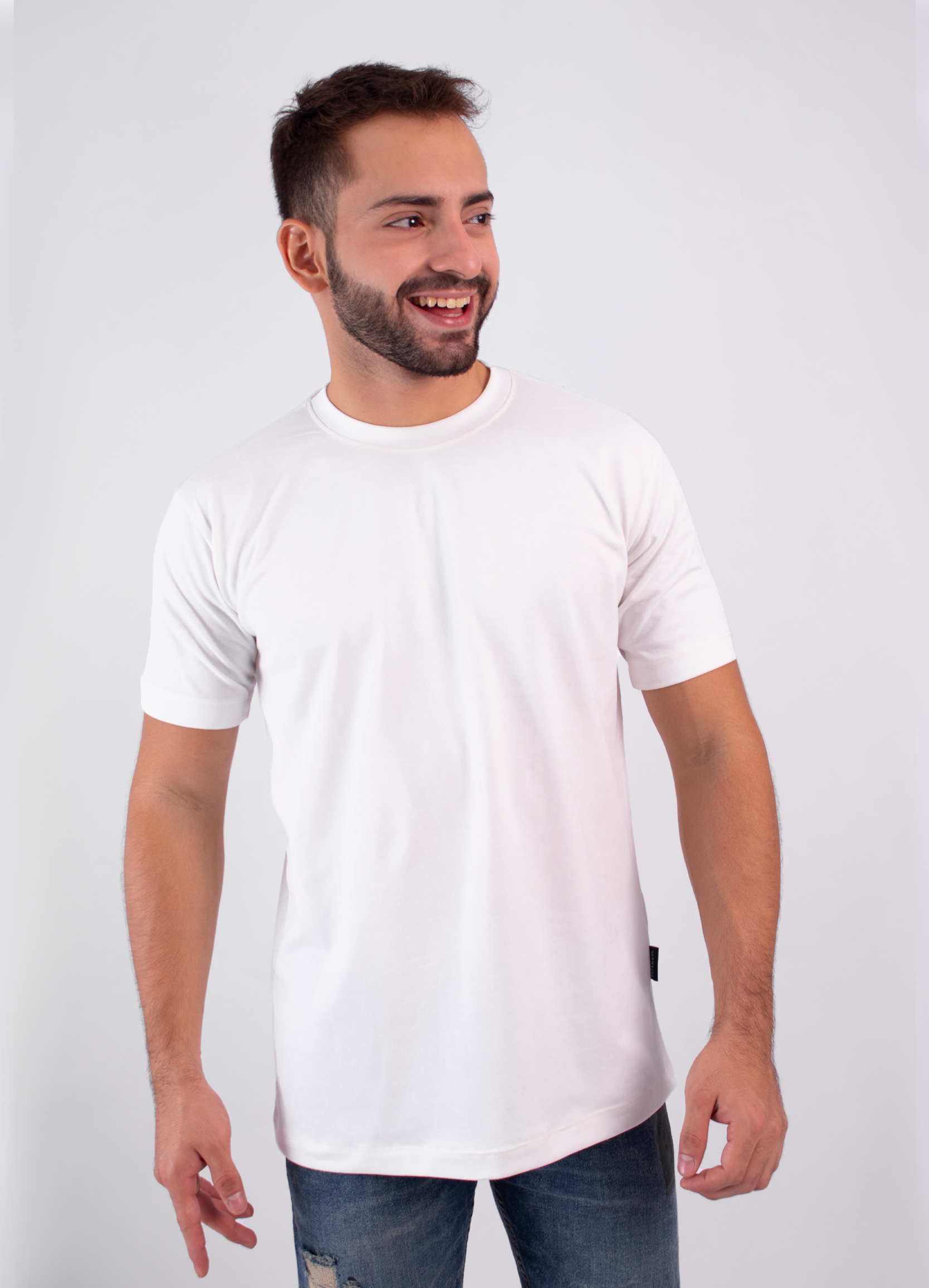 Camiseta hombre básica piqué