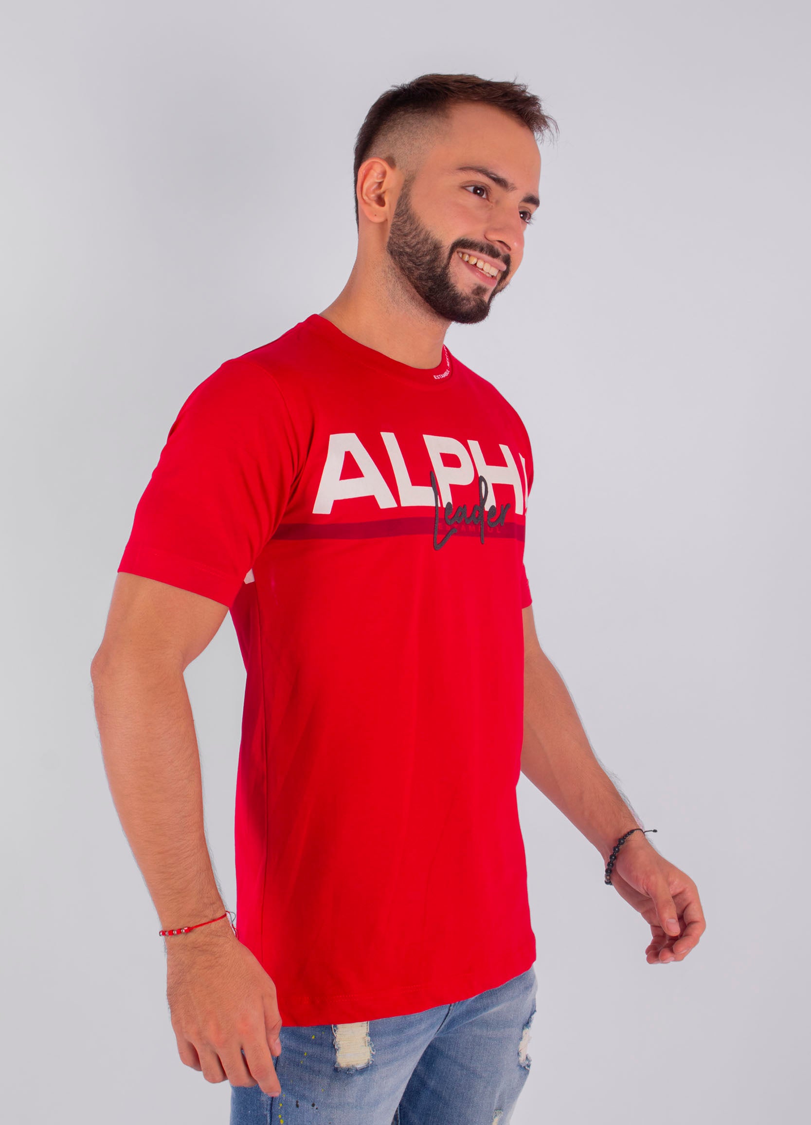 Camiseta Hombre Alpha  Leader