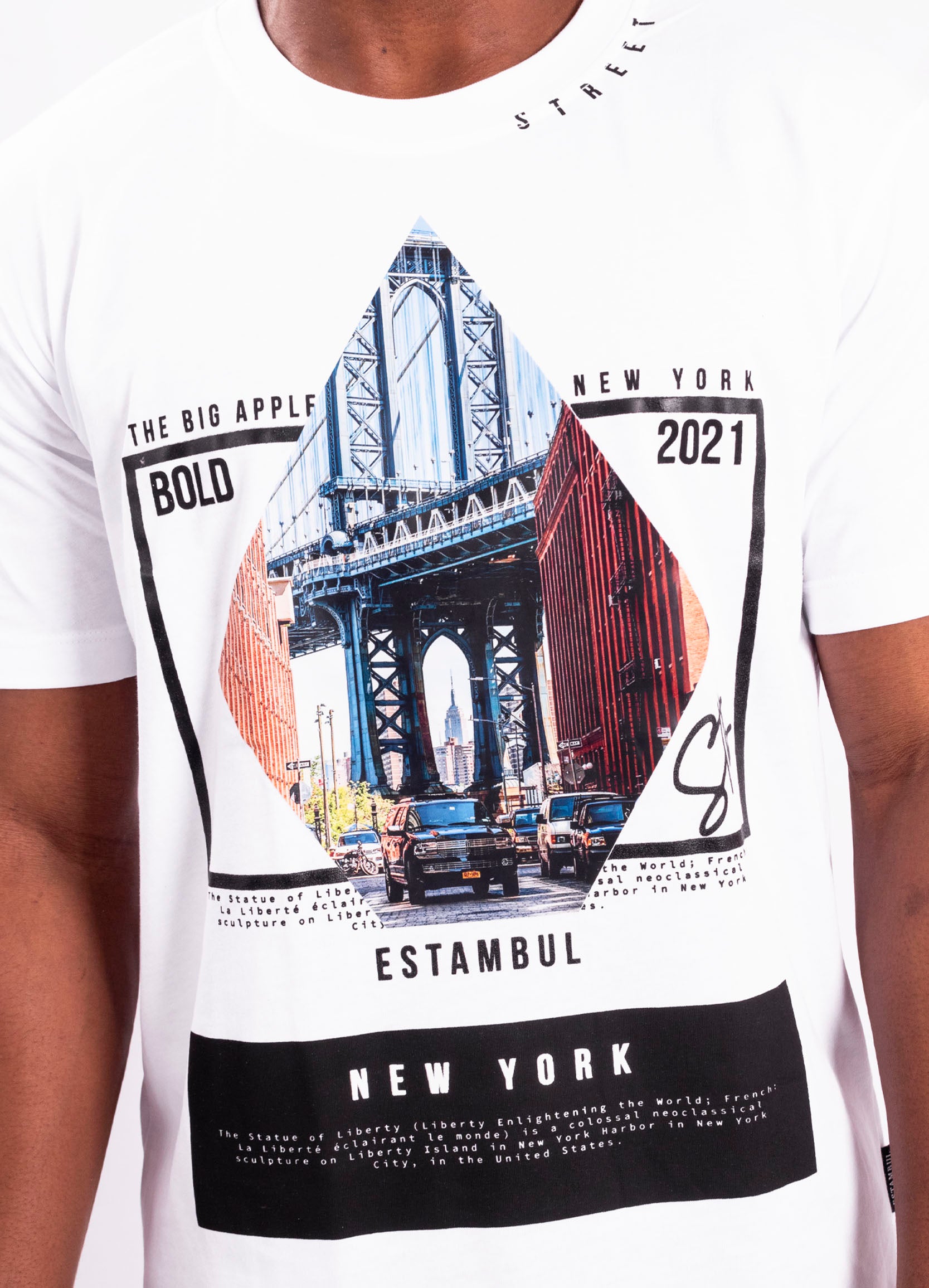 Camiseta hombre estampada New York