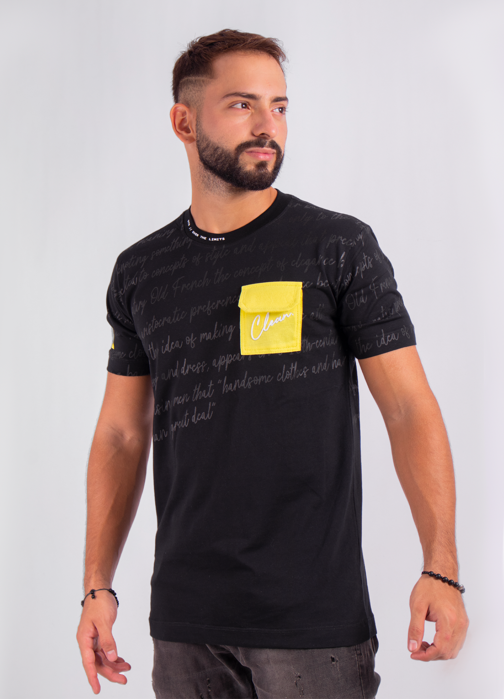 Camiseta hombre bolsillo