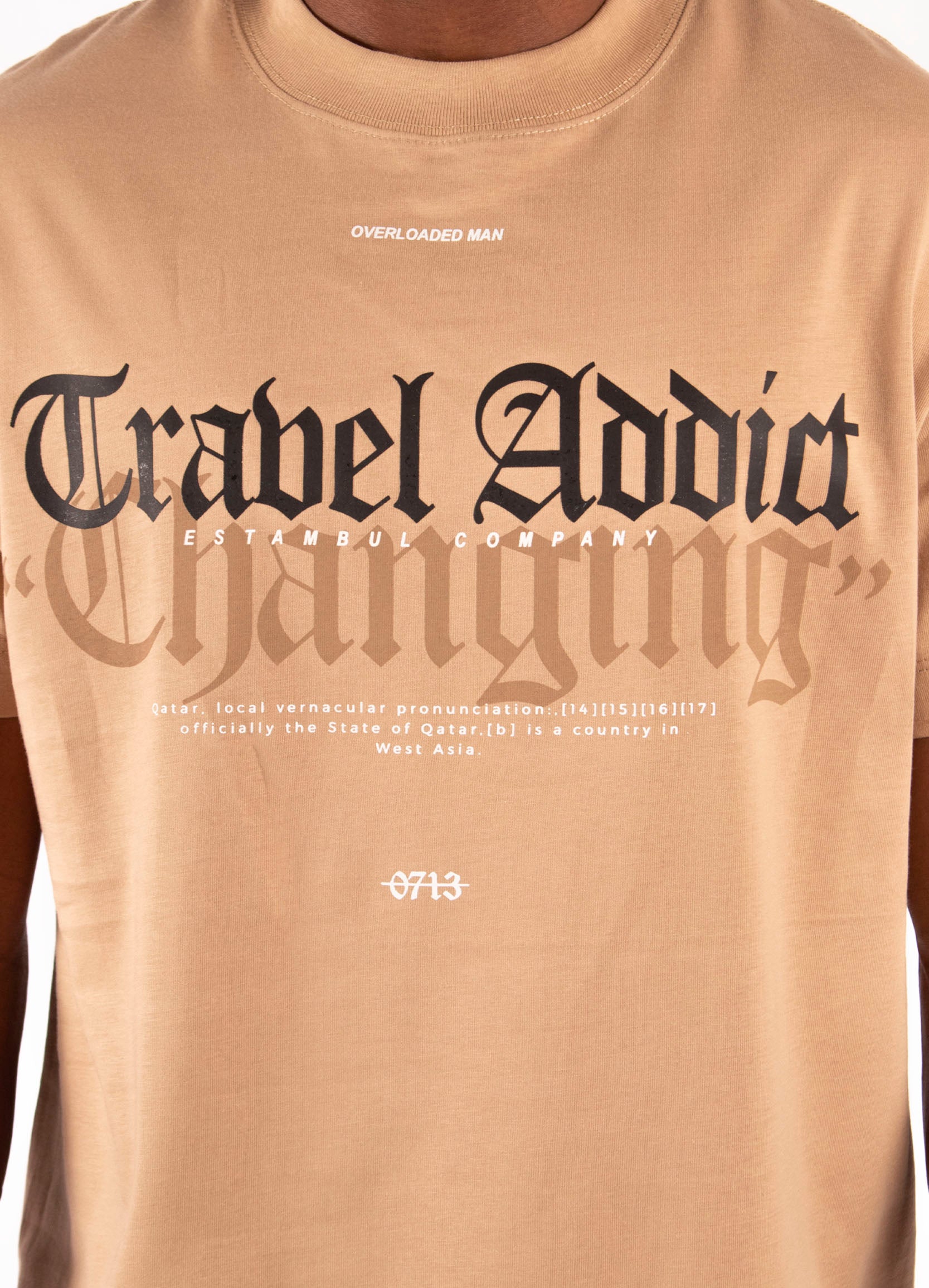 Camiseta  hombre estampada Travel