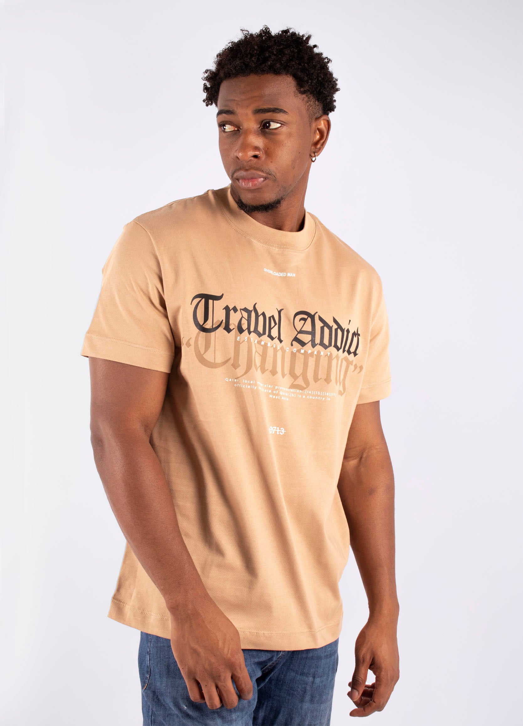 Camiseta  hombre estampada Travel