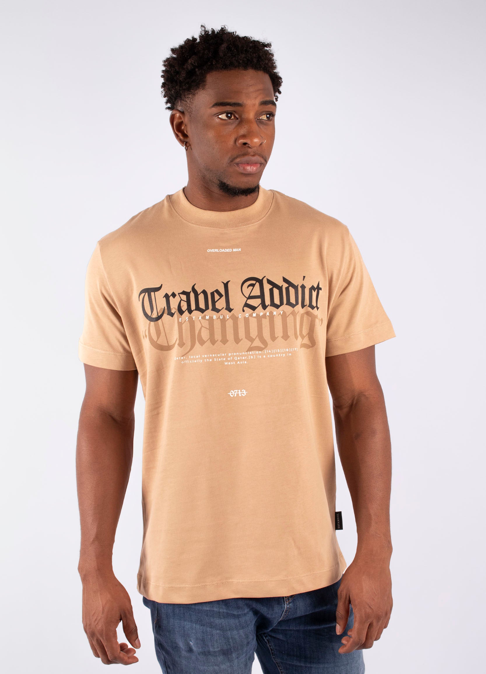 Camiseta  hombre estampada Travel