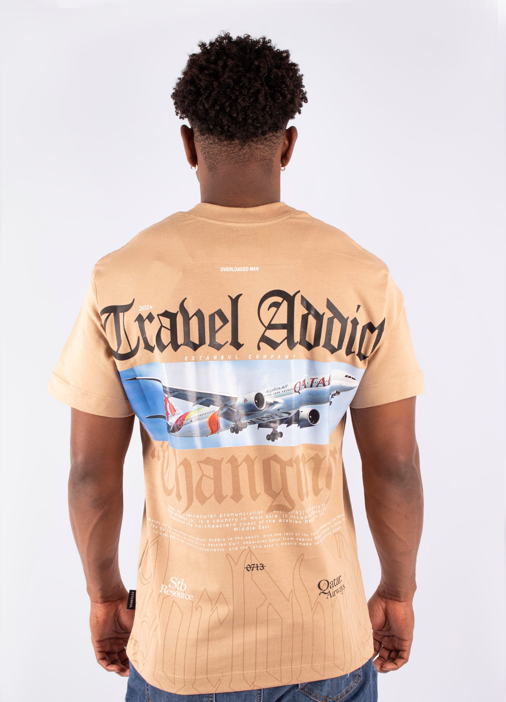 Camiseta  hombre estampada Travel