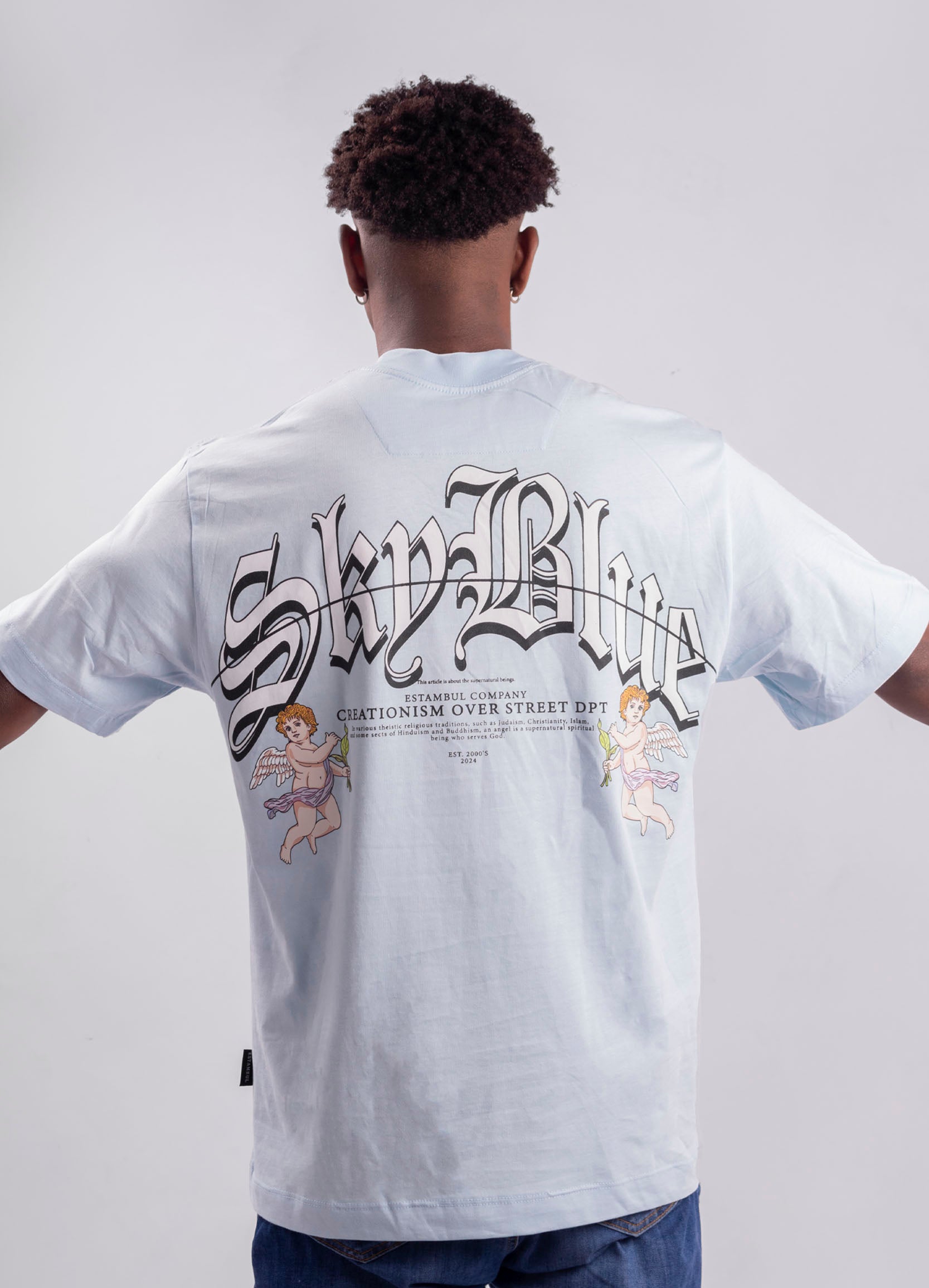 Camiseta hombre R. Sky blue