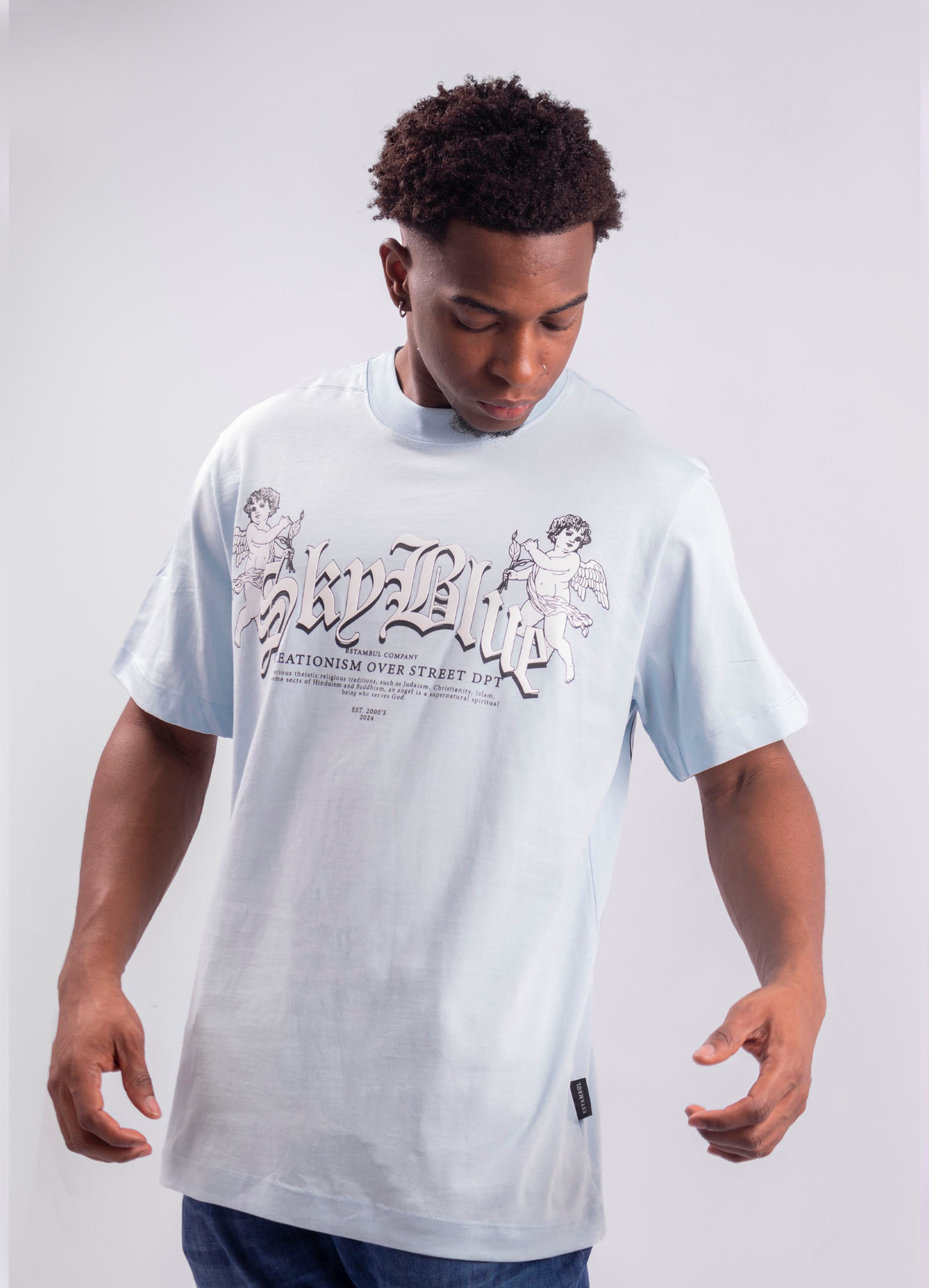 Camiseta hombre R. Sky blue