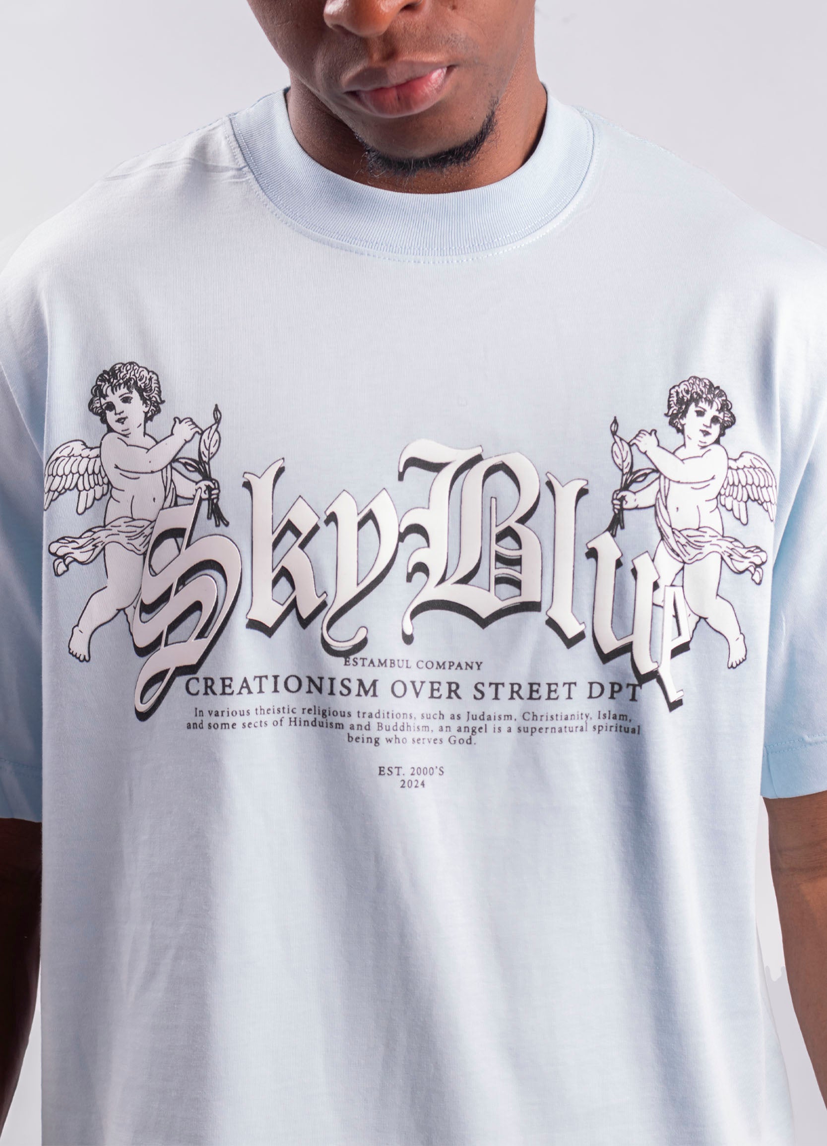 Camiseta hombre R. Sky blue