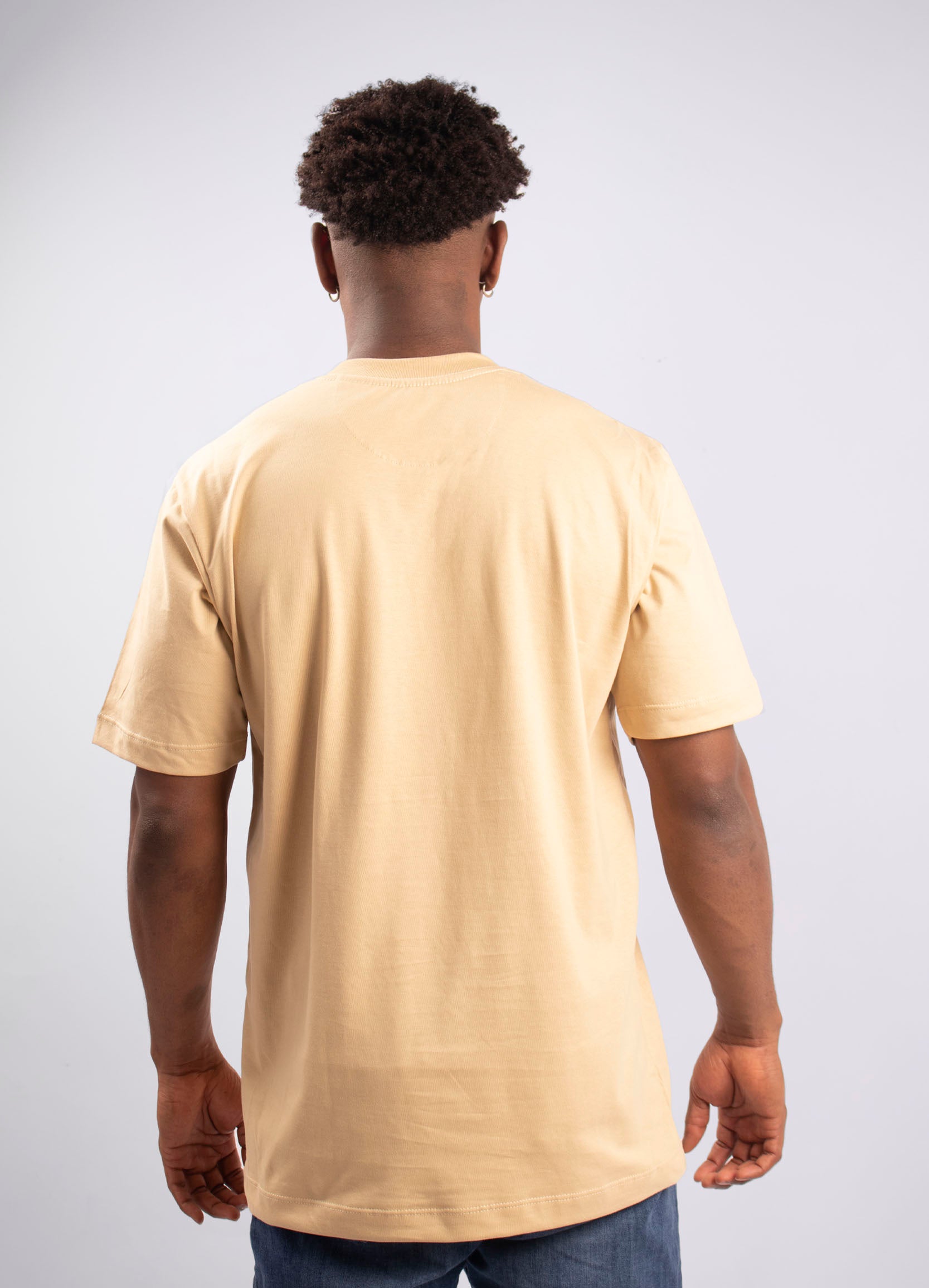 Camiseta hombre basica Camel Clara