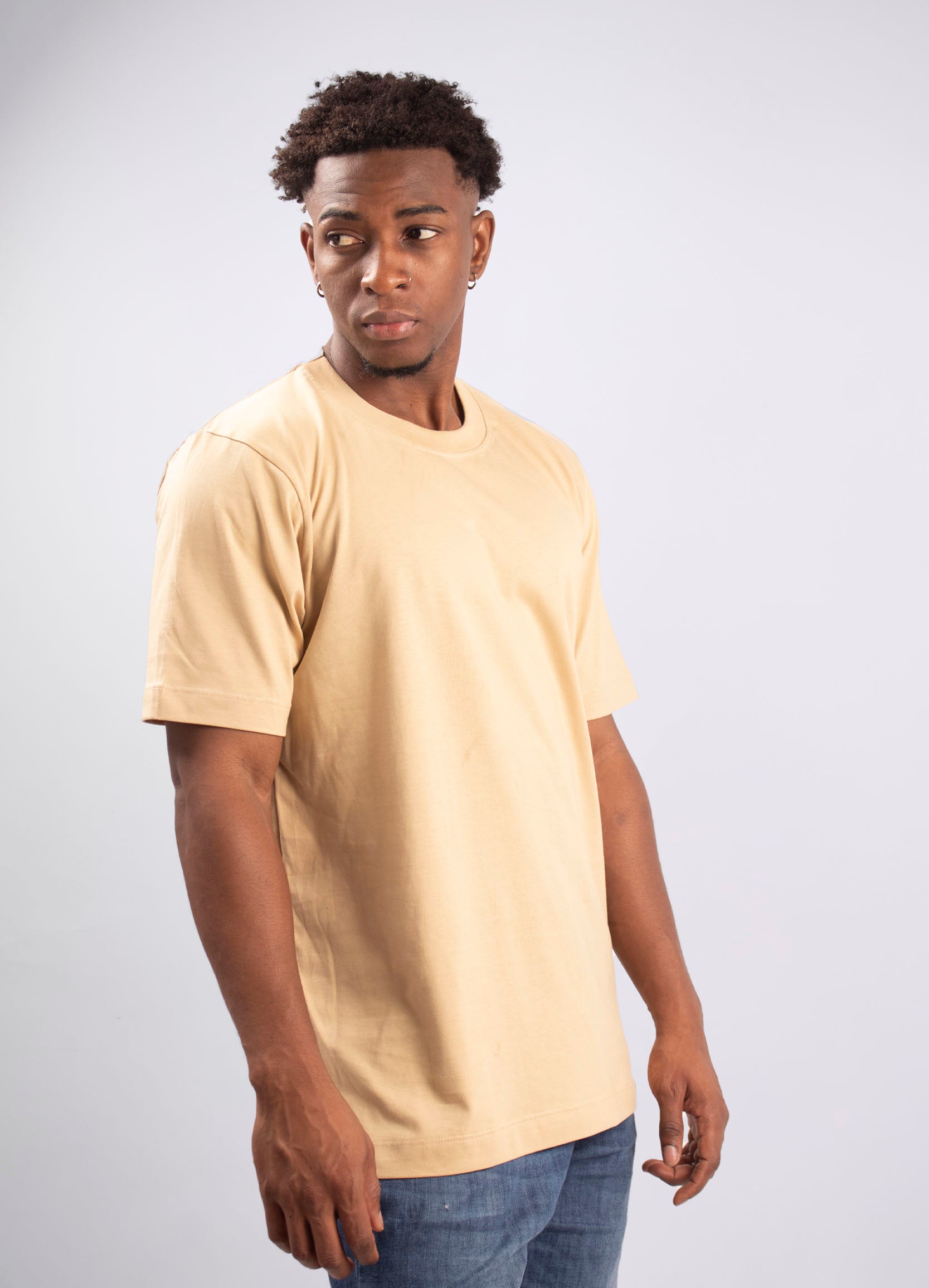 Camiseta hombre basica Camel Clara