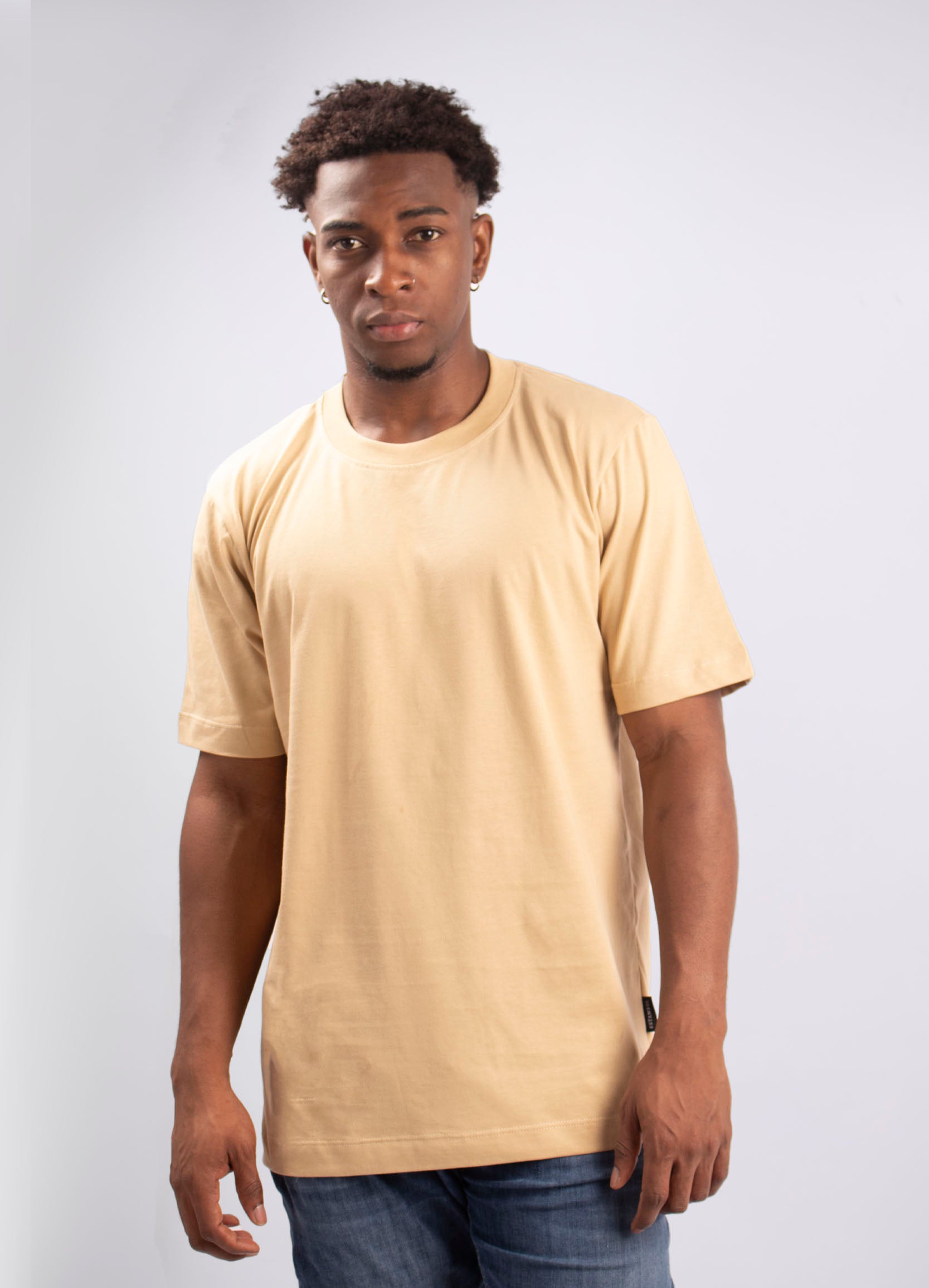 Camiseta hombre basica Camel Clara