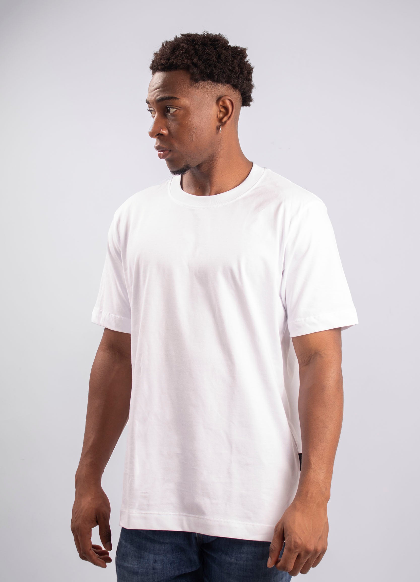 Camiseta hombre basica blanca