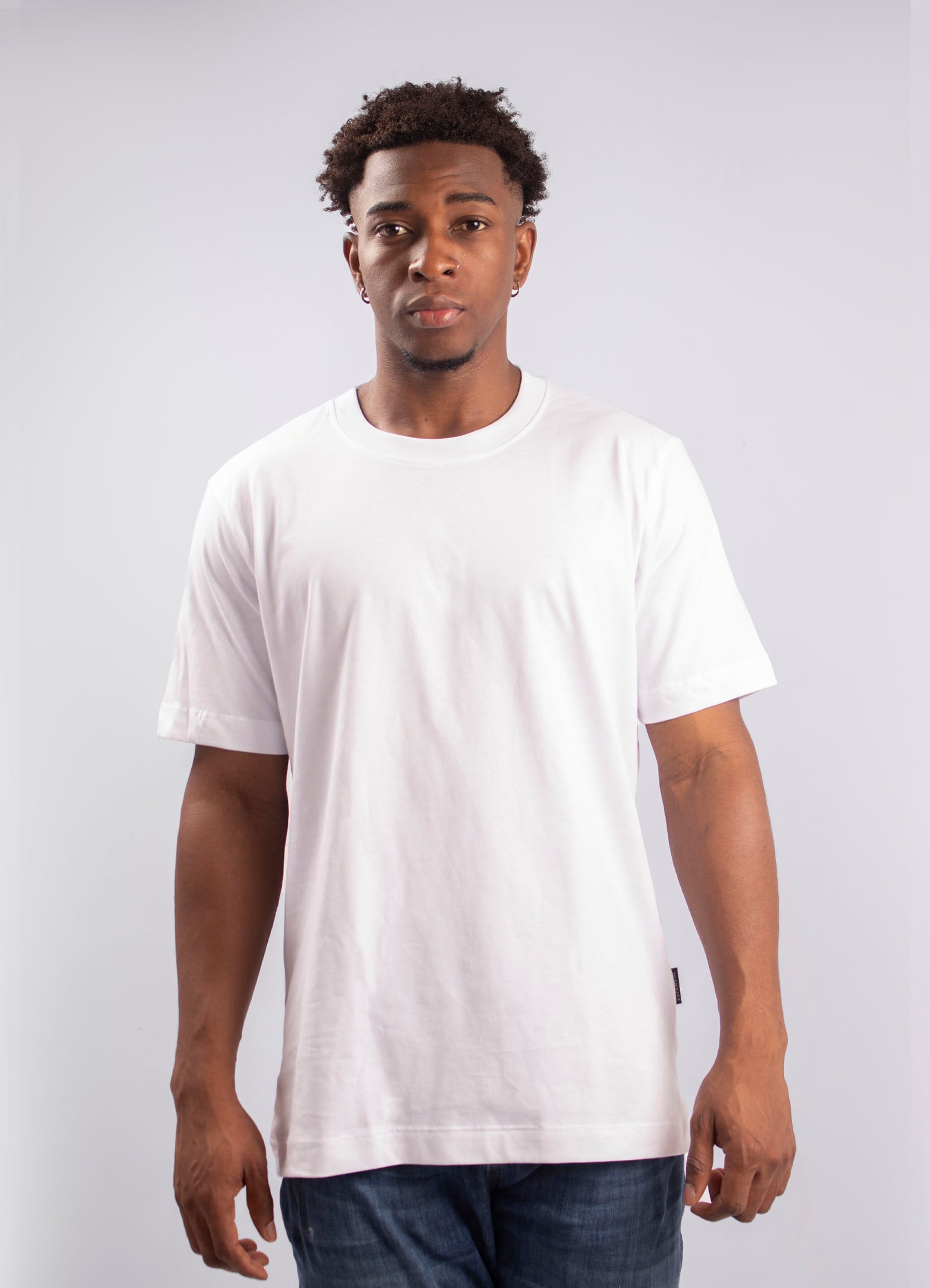 Camiseta hombre basica blanca